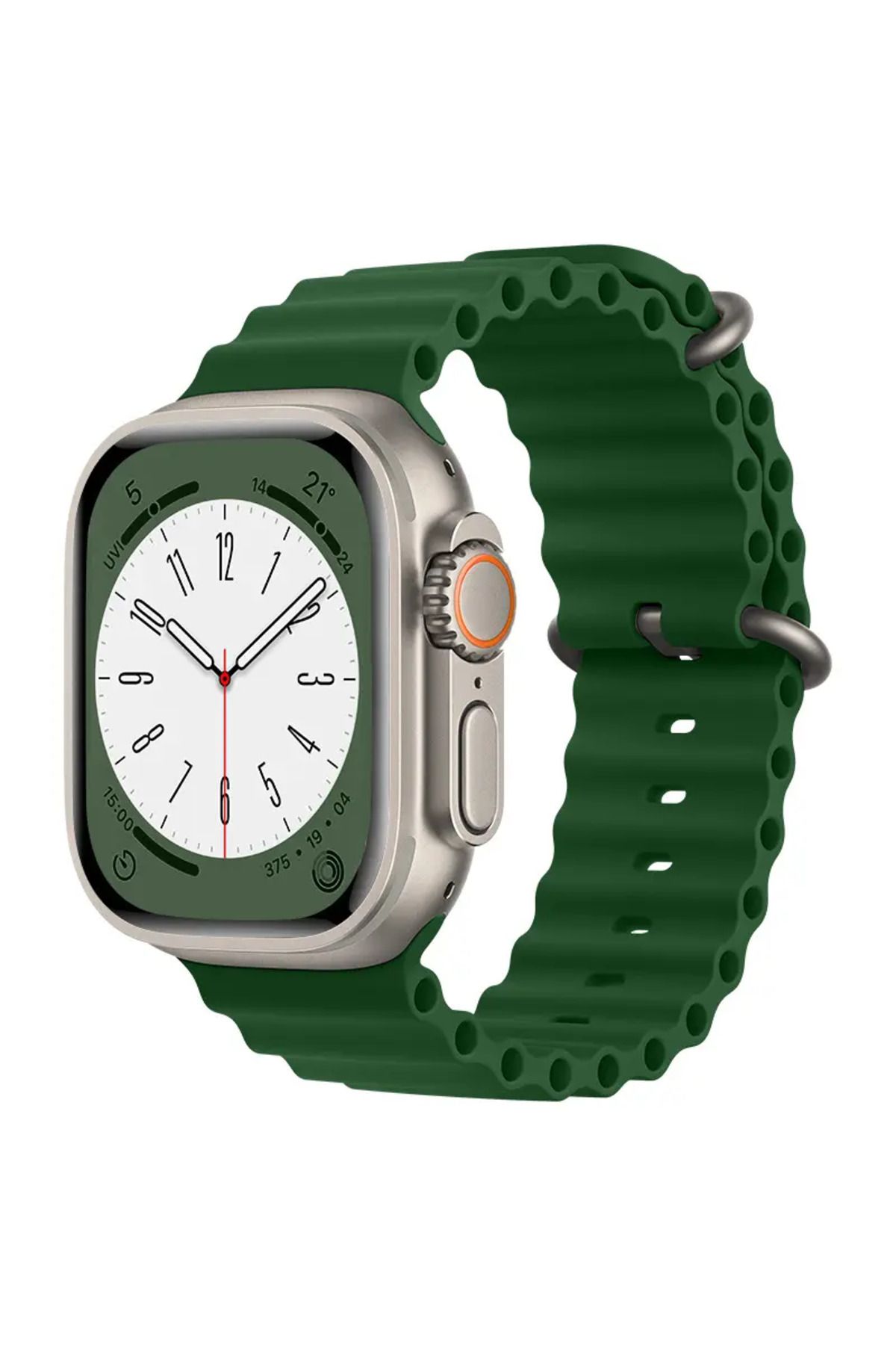 CONOCER Apple Watch Gs Dt Pro Uyumlu T500 Ultra 2 3 4 5 6 7 8 Se Uyumlu 42 44 45mm Silindirik Model Kordon