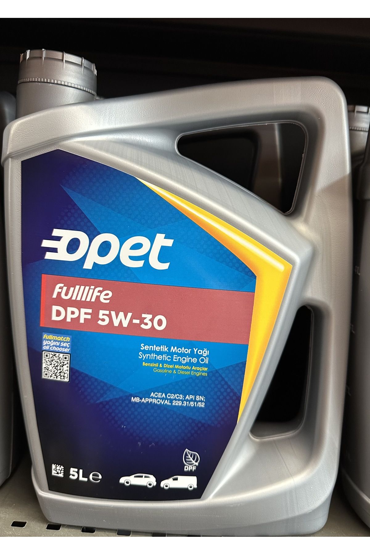 Opet - Fulllife Dpf 5w30 5 Litre Motor Yağı (ACEA: C2/C3-GM DEXOS 2- MB 229.51-52)
