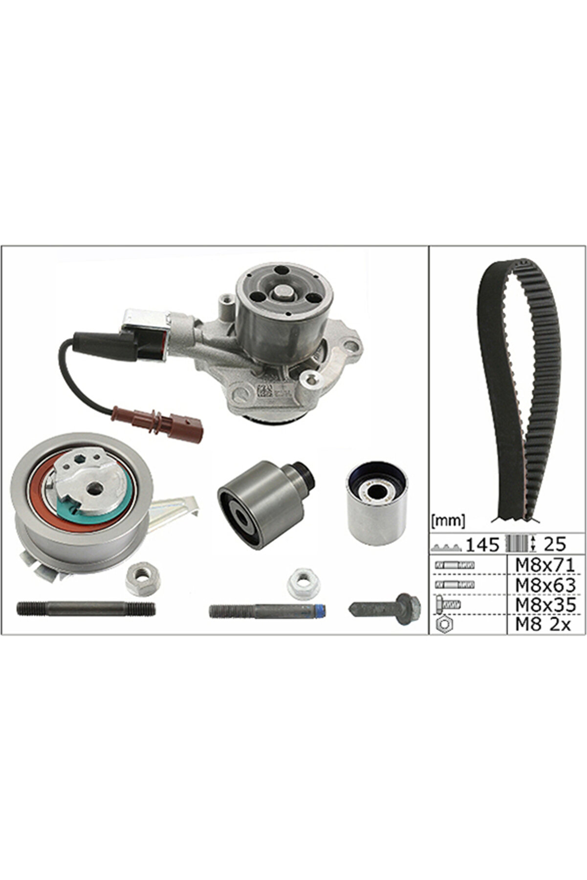 Skoda Rapid 1.6 TDi Triger Seti Devirdaimli (Sensörlü) 2015-2019