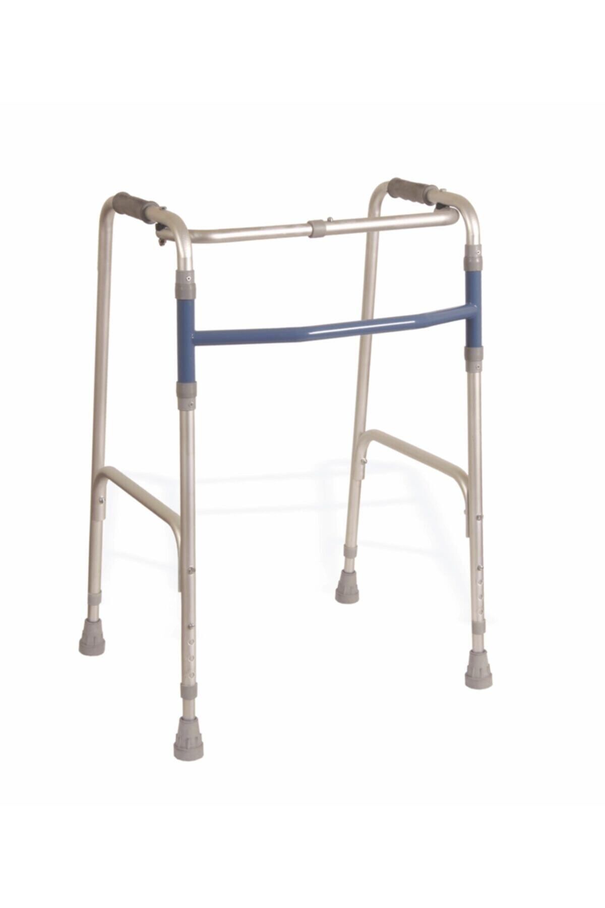 SUNGUR MEDİKAL Yürüteç Medikal Ortopedik Katlanır Yürüme Desteği Yaşlı Hasta Destek Yürüteci Walker Sabit Volkır