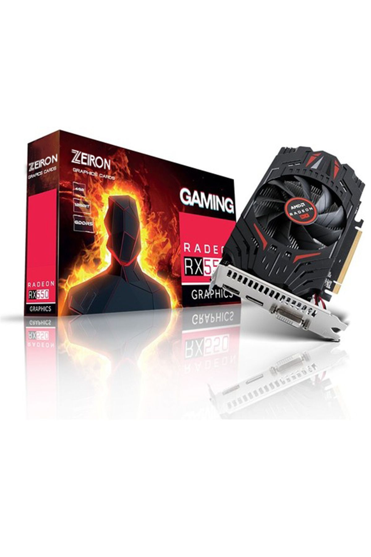 Zeiron Iseblue AMD Radeon RX550 DVI+HDMI+DP 4GB 128Bit GDDR5 Ekran Kartı