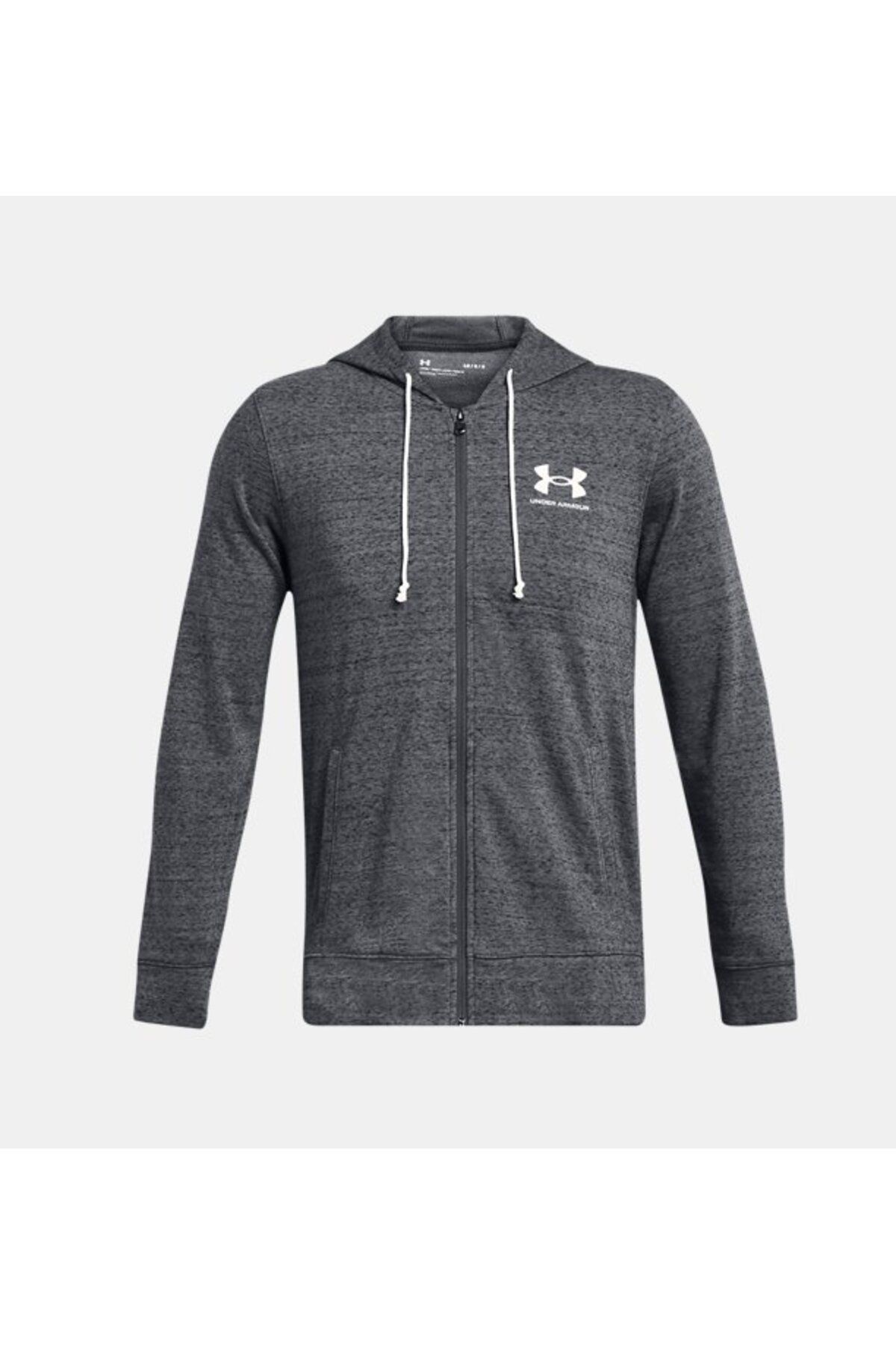 Under Armour Fermuarlı 1370409-012 Sweatshirt Gri