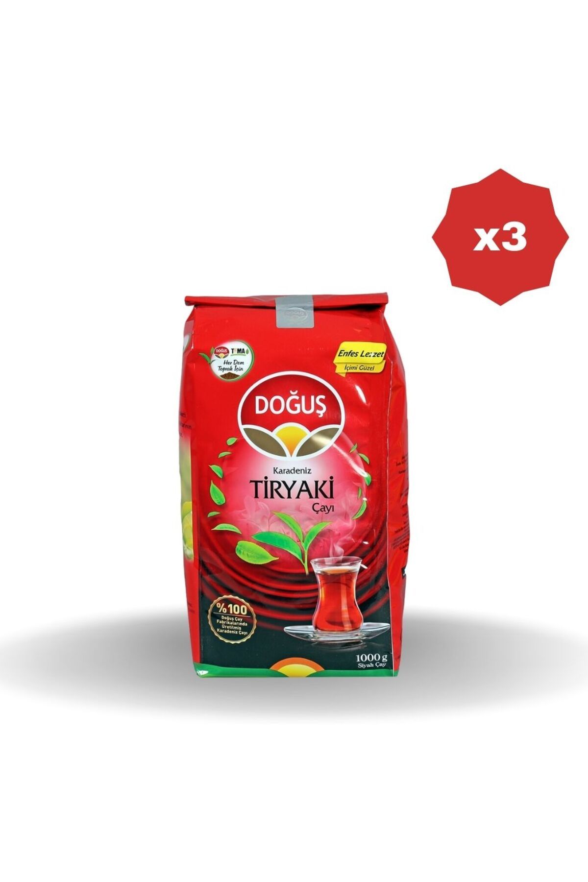 Doğuş DOĞUŞ ÇAY TİRYAKİ 1 KG X 3 ADET