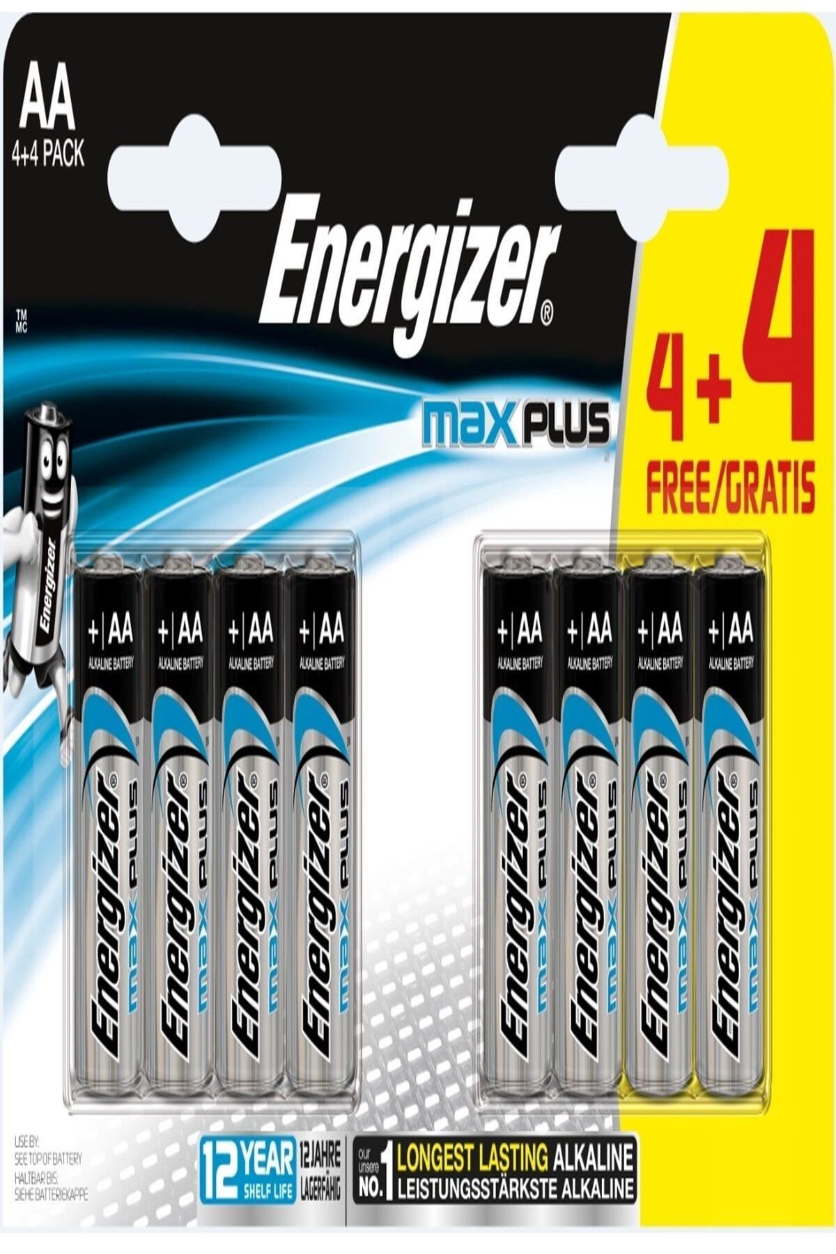 Energizer Enr Max Plus Alk Aa Bp8 4+4