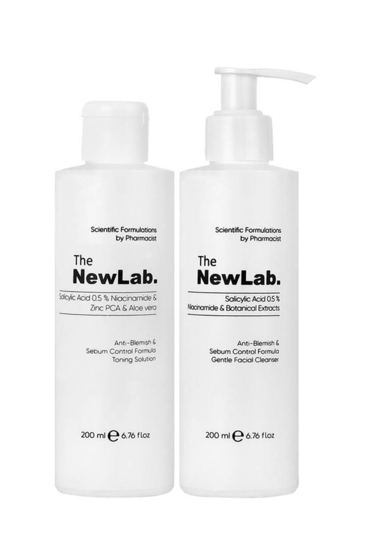 The NewLab Gözenek Sıkılaştırıcı & Akne Önleyici Bakım Seti tonik & Temizleme Jeli