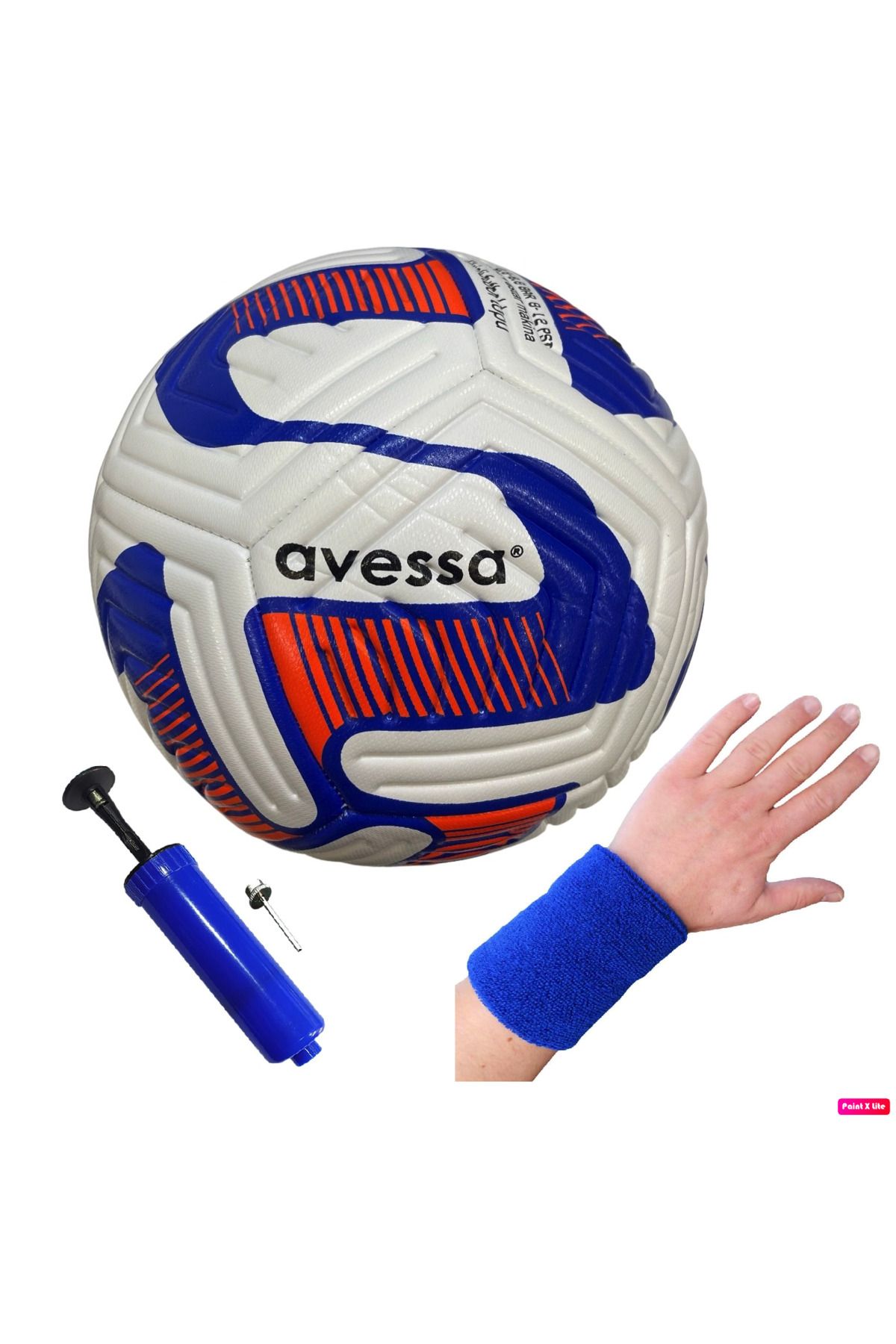 Avessa FT-900 4 Astar 420 Gr No:5 Futbol Maç Topu Orta Sertlikte Halı Saha Topu + Pompa + Bileklik