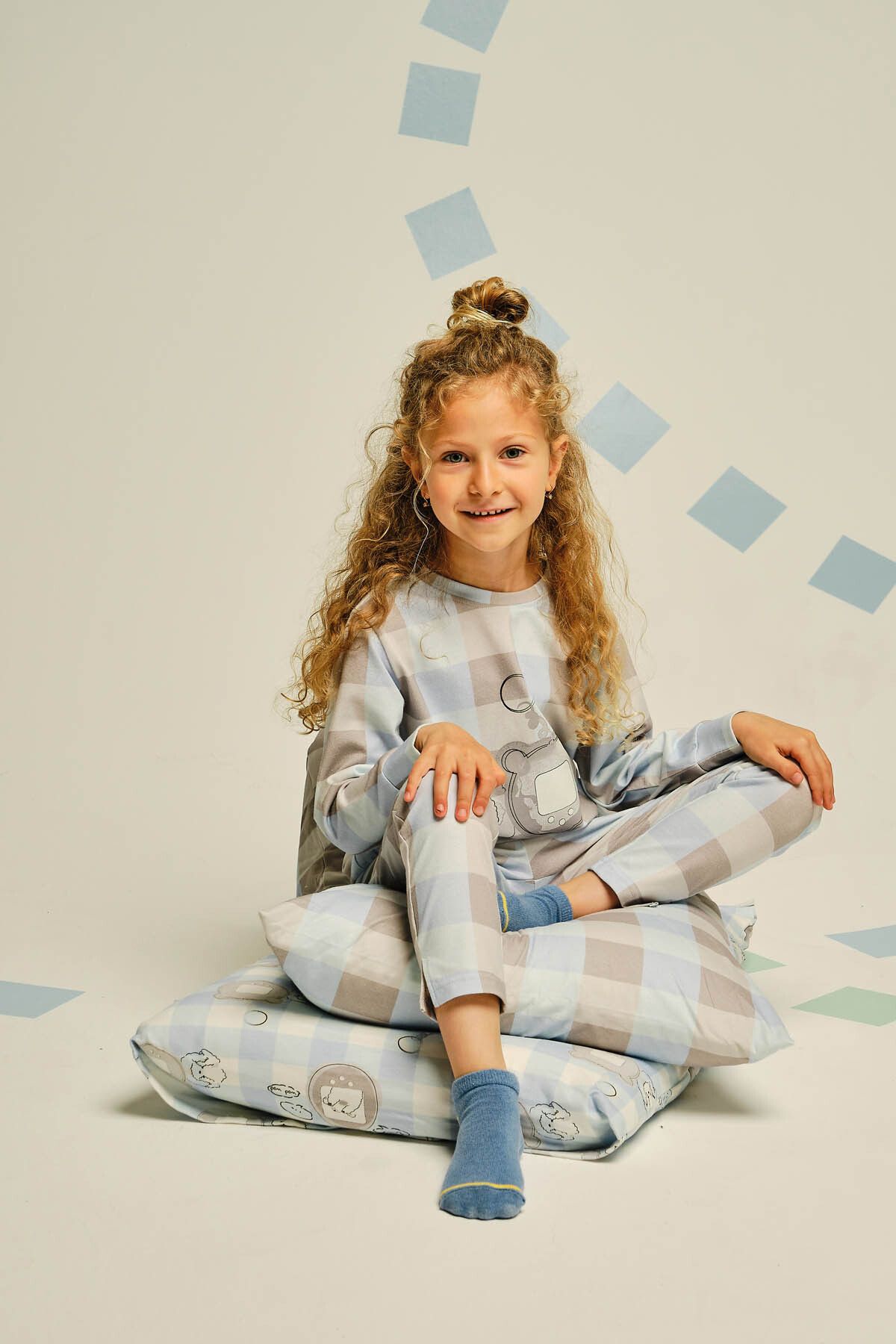 Hays Kız Çocuk Pamuklu Taytlı Uzun Pijama Takımı