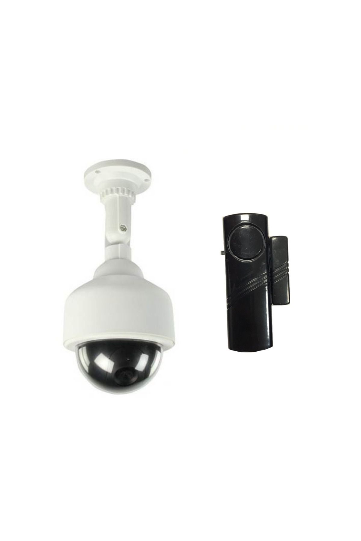 LOREX Hırsız Alarm Seti : Lorex Siyah Pencere Alarmı ve MOBESE Görünümlü Caydırıcı Kamera