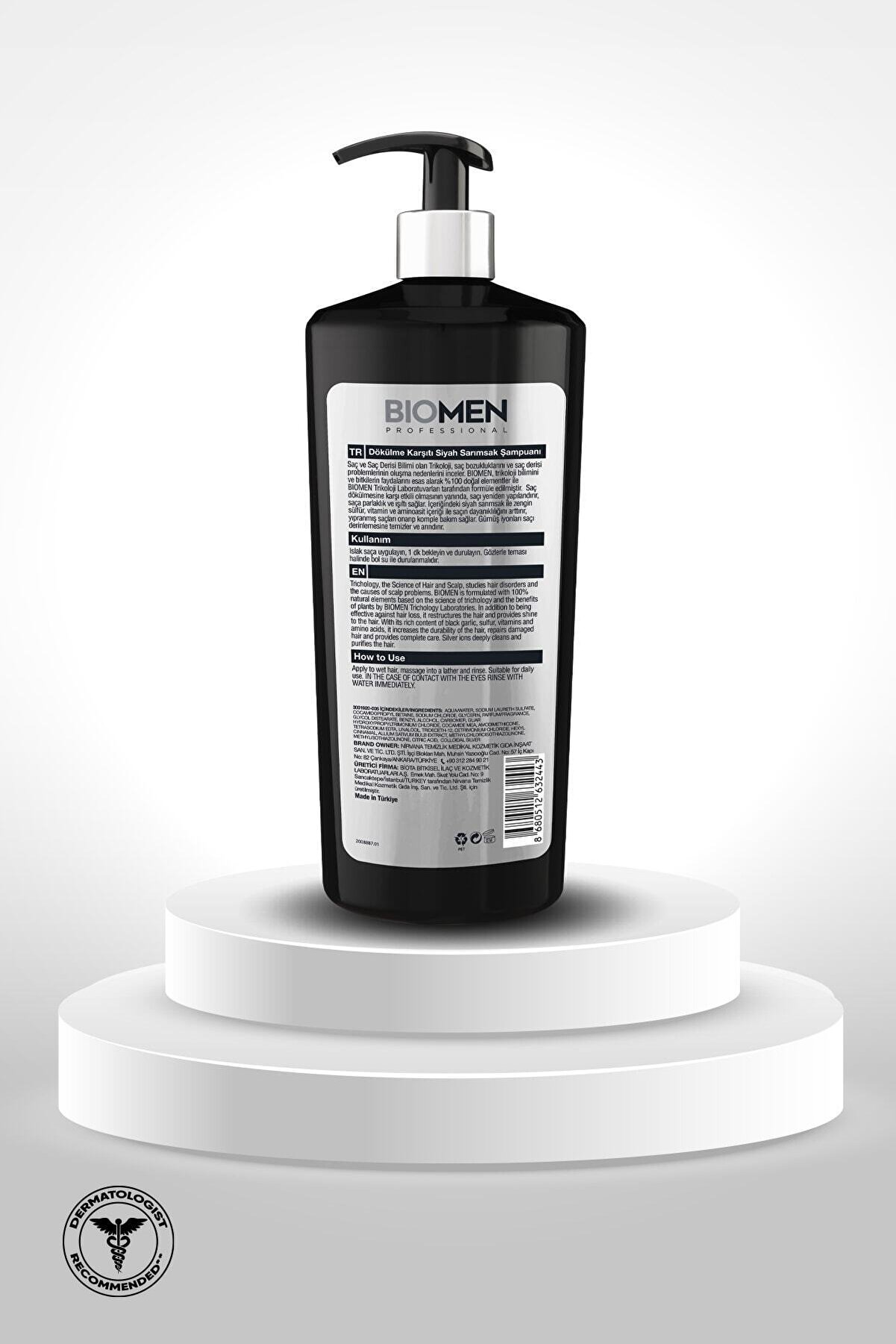 Biomen Professional Siyah Sarımsak&gümüş Iyonu Dökülme Karşıtı Şampuan 1000 Ml