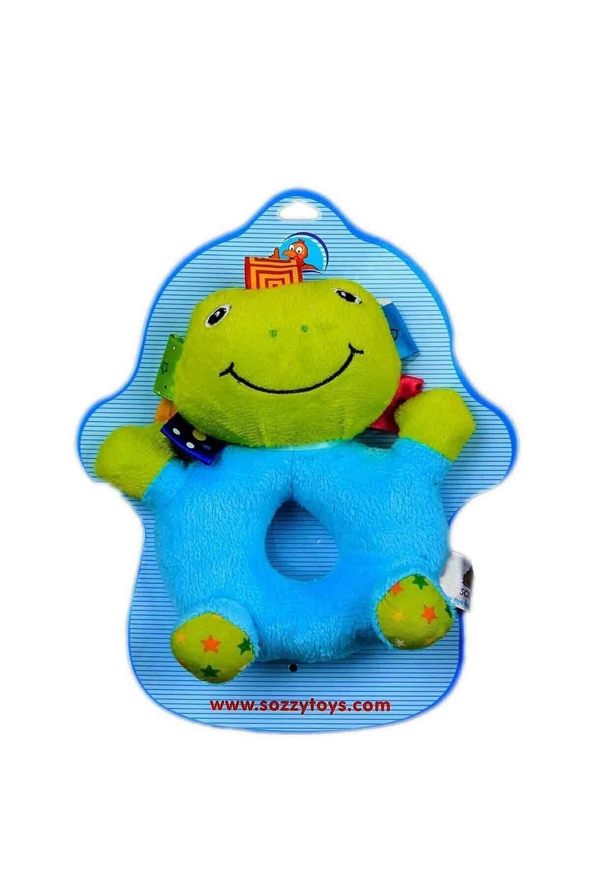 Sozzy Toys Çıngıraklı Kurbağam Bebek Oyuncak Szy108