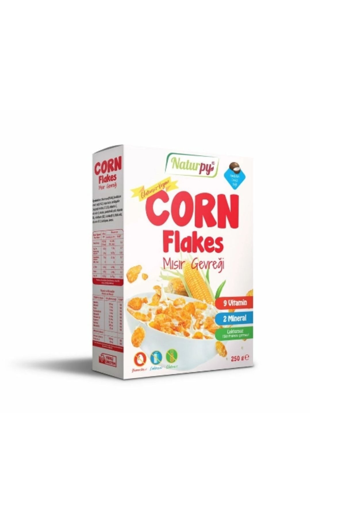 Naturpy 12'li Naturpy Glutensiz Corn Flakes 250 Gr.