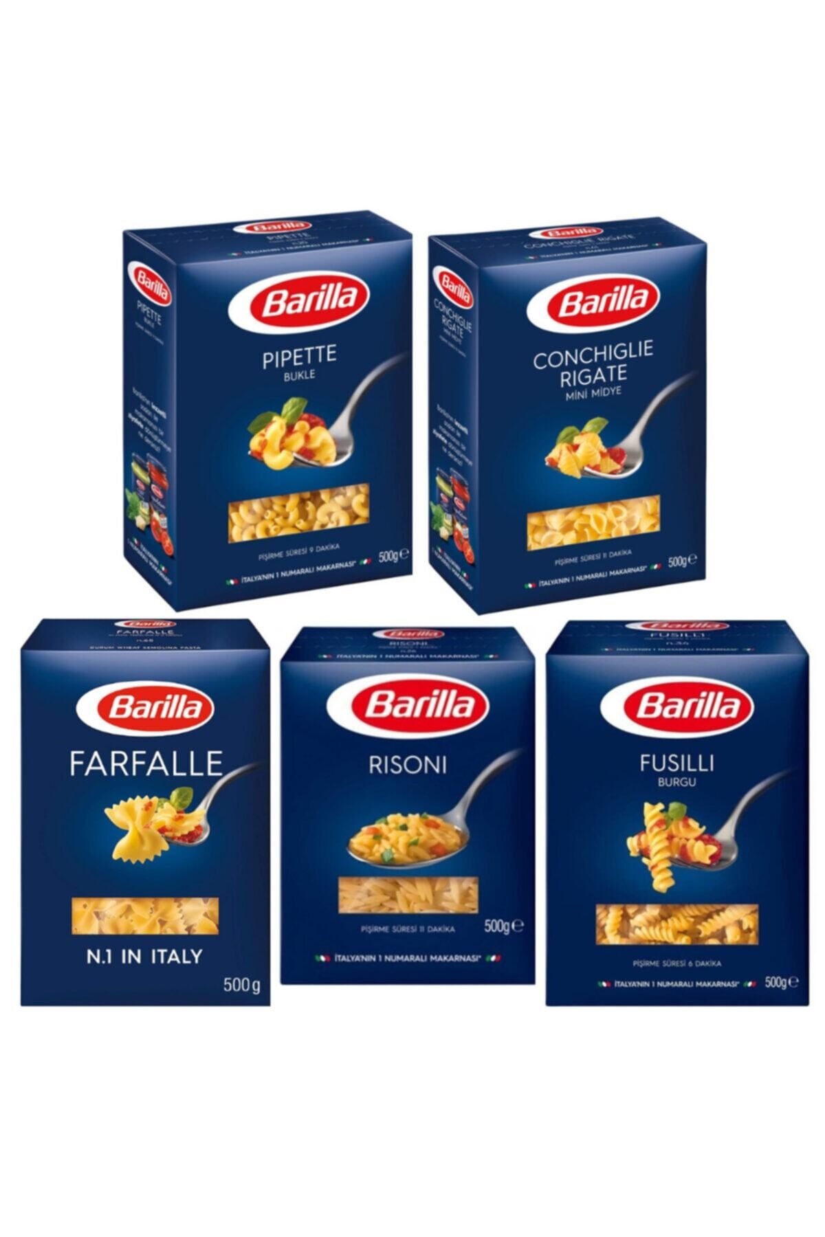 Barilla Makarna 5'li (italyan Lezzeti)