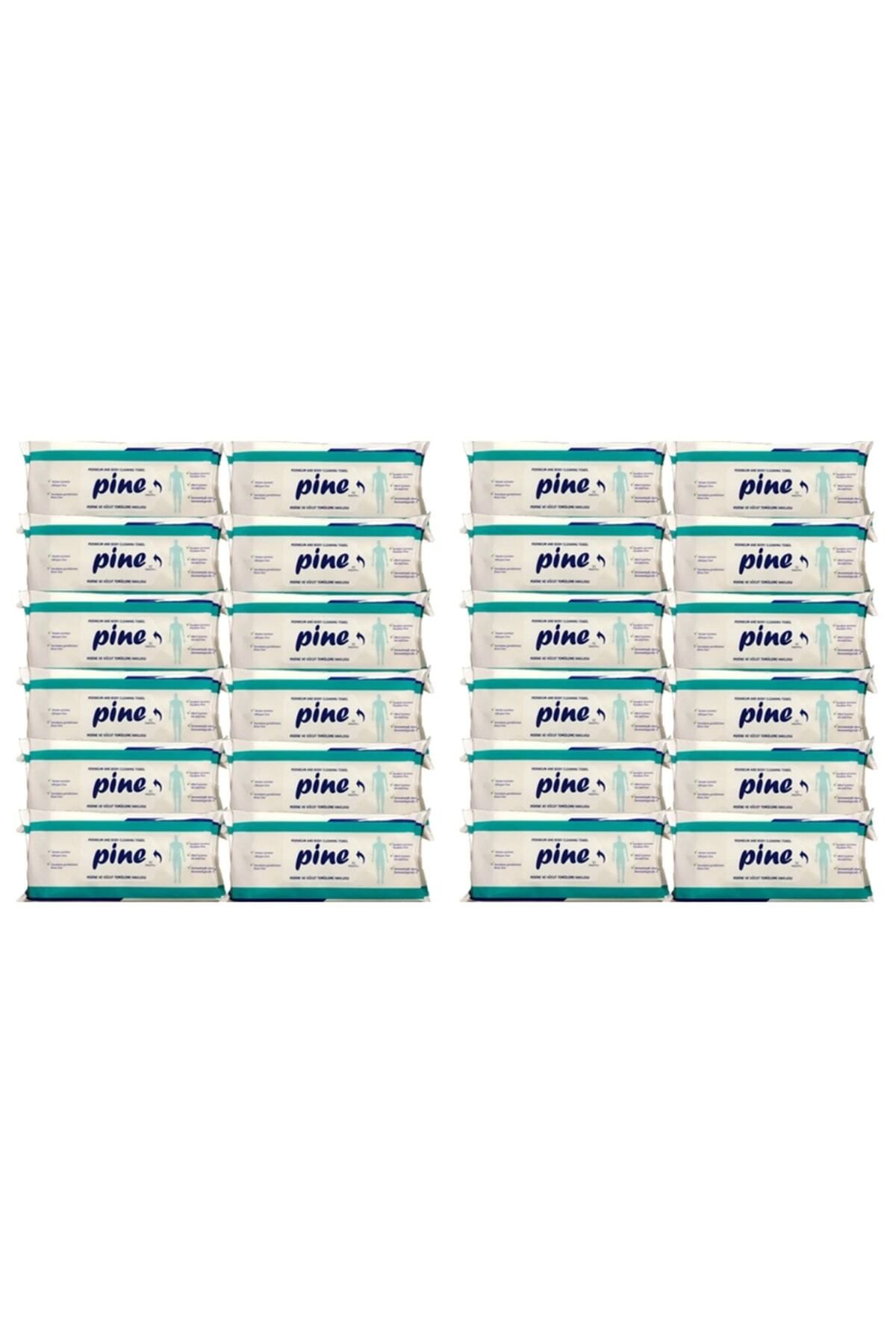 Pine Alkolsüz Hasta Perine Ve Vücut Temizleme Havlusu 50 X 24 Paket