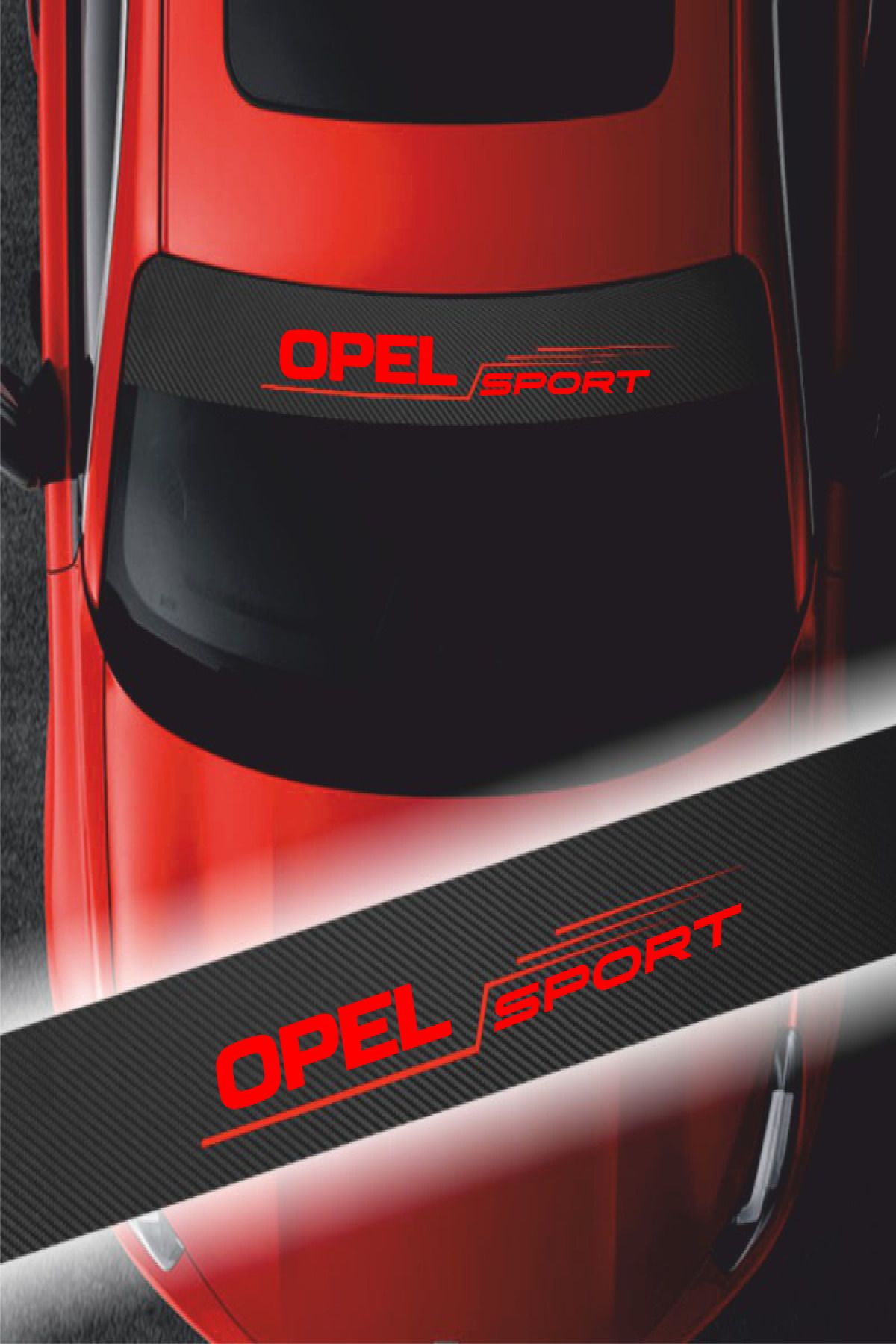 Ena Butik Opel Corsa Ön Cam Oto Sticker