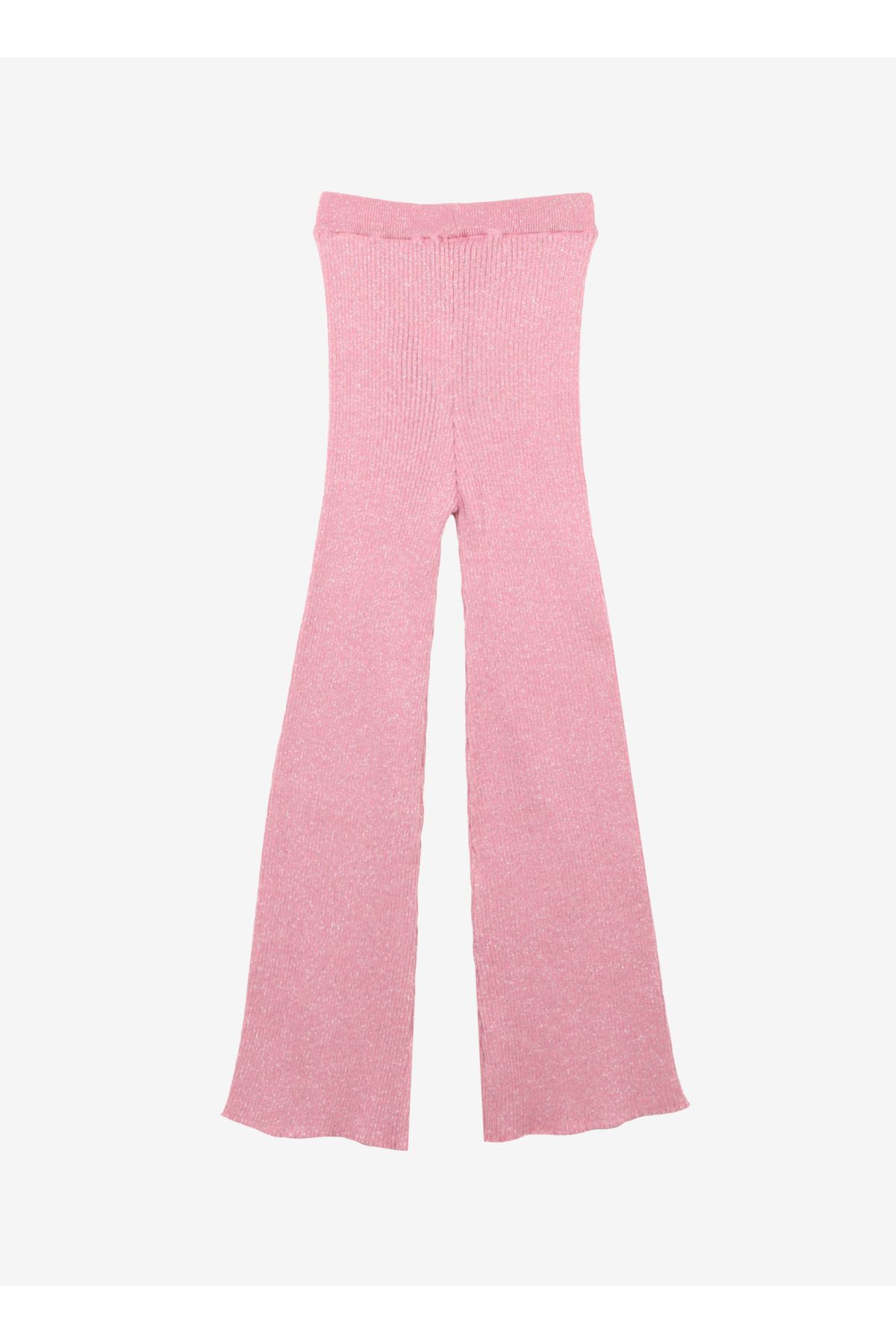 Barbie Pembe Kız Çocuk İspanyol Paça Lastikli Regular Fit Simli Pantolon BRB3WG-PNT2