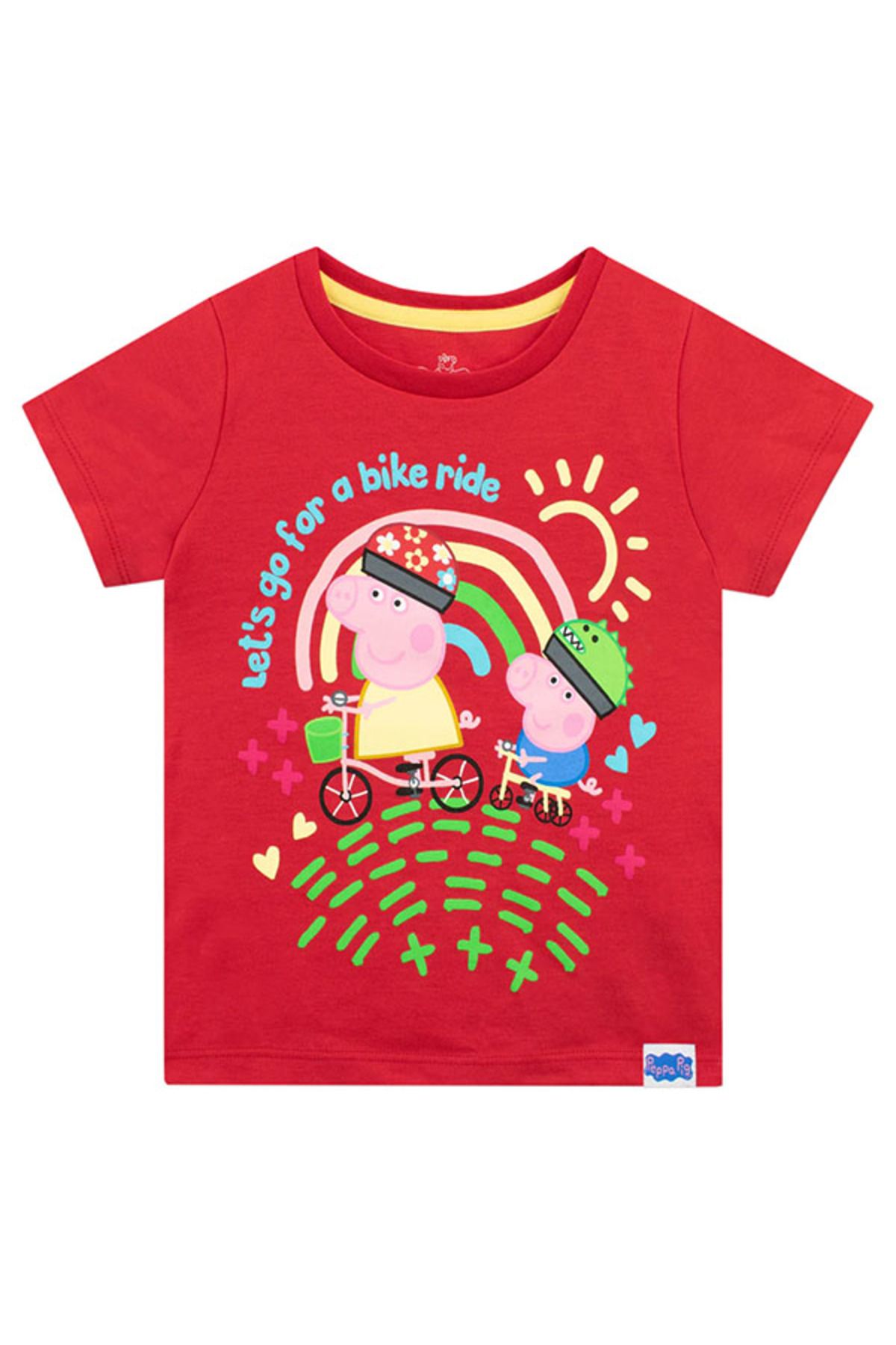 Next Baby Peppa Pig Kırmızı Kız Çocuk T-Shirt
