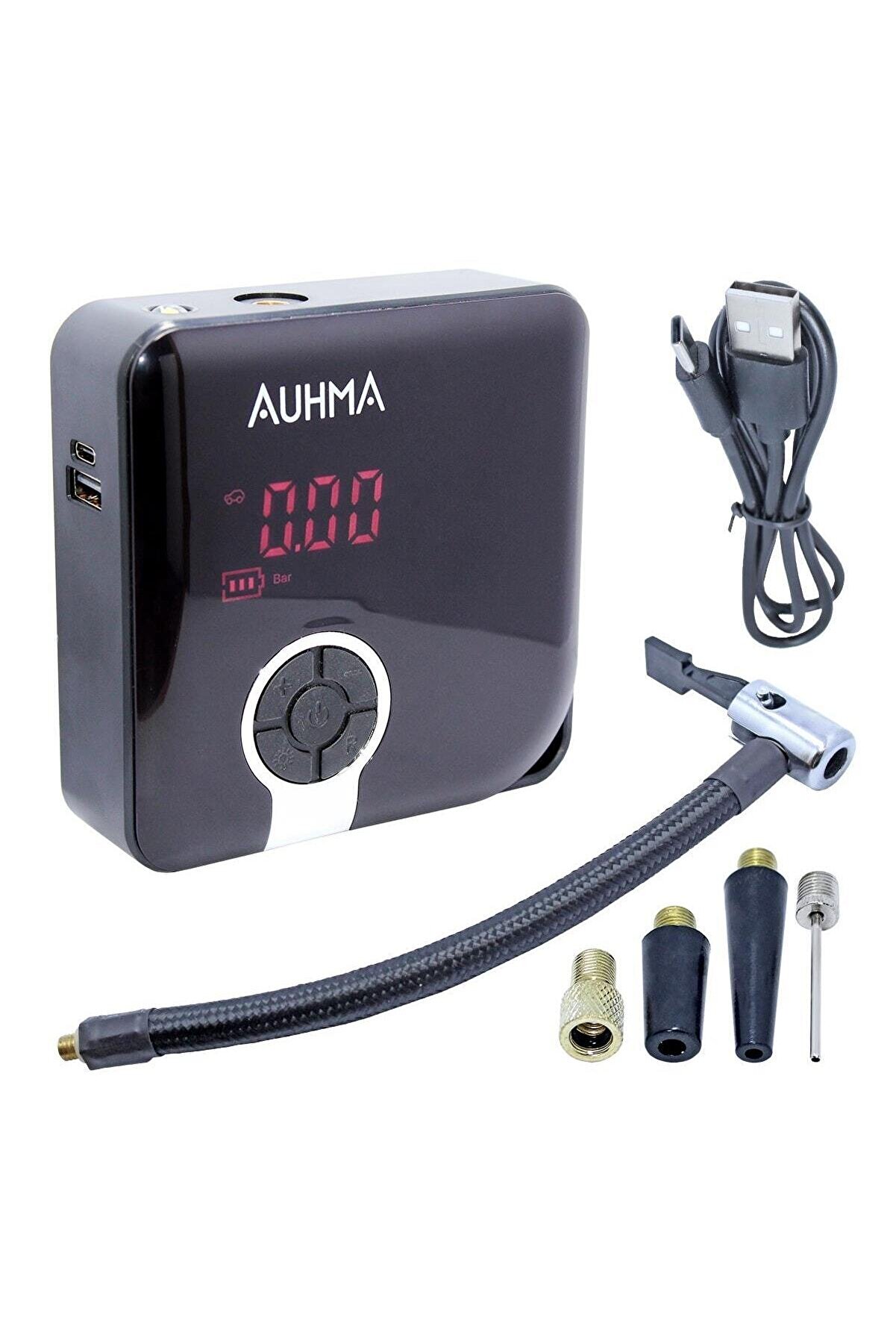 auhma A5544 Şarjlı Dijital Lastik Şişirme Pompası