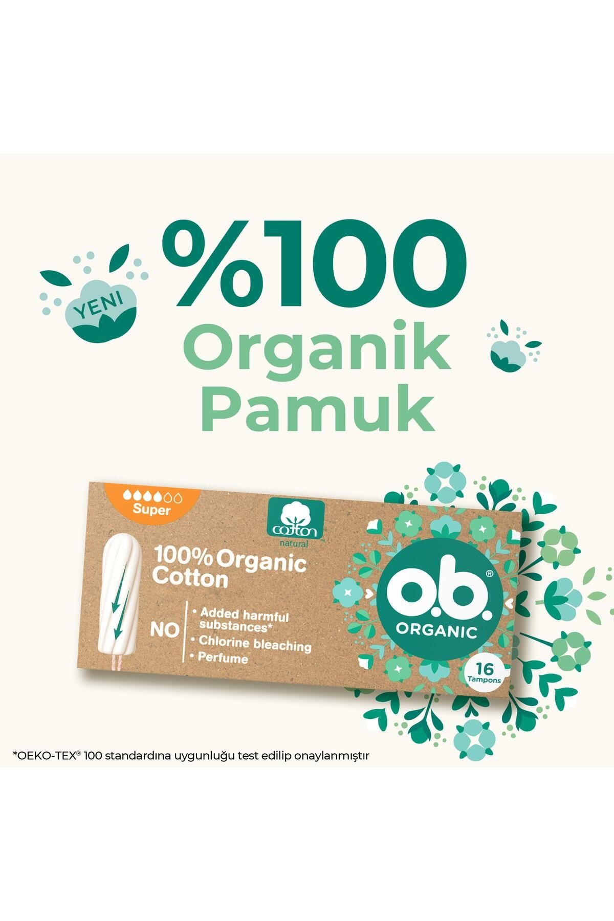 o.b. O.b Organic Super Tampon 16'lı Paket