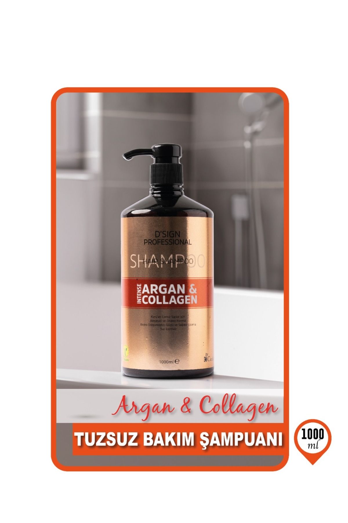 Cecile D'sign Professional Tuzsuz Şampuan Argan &Collagen