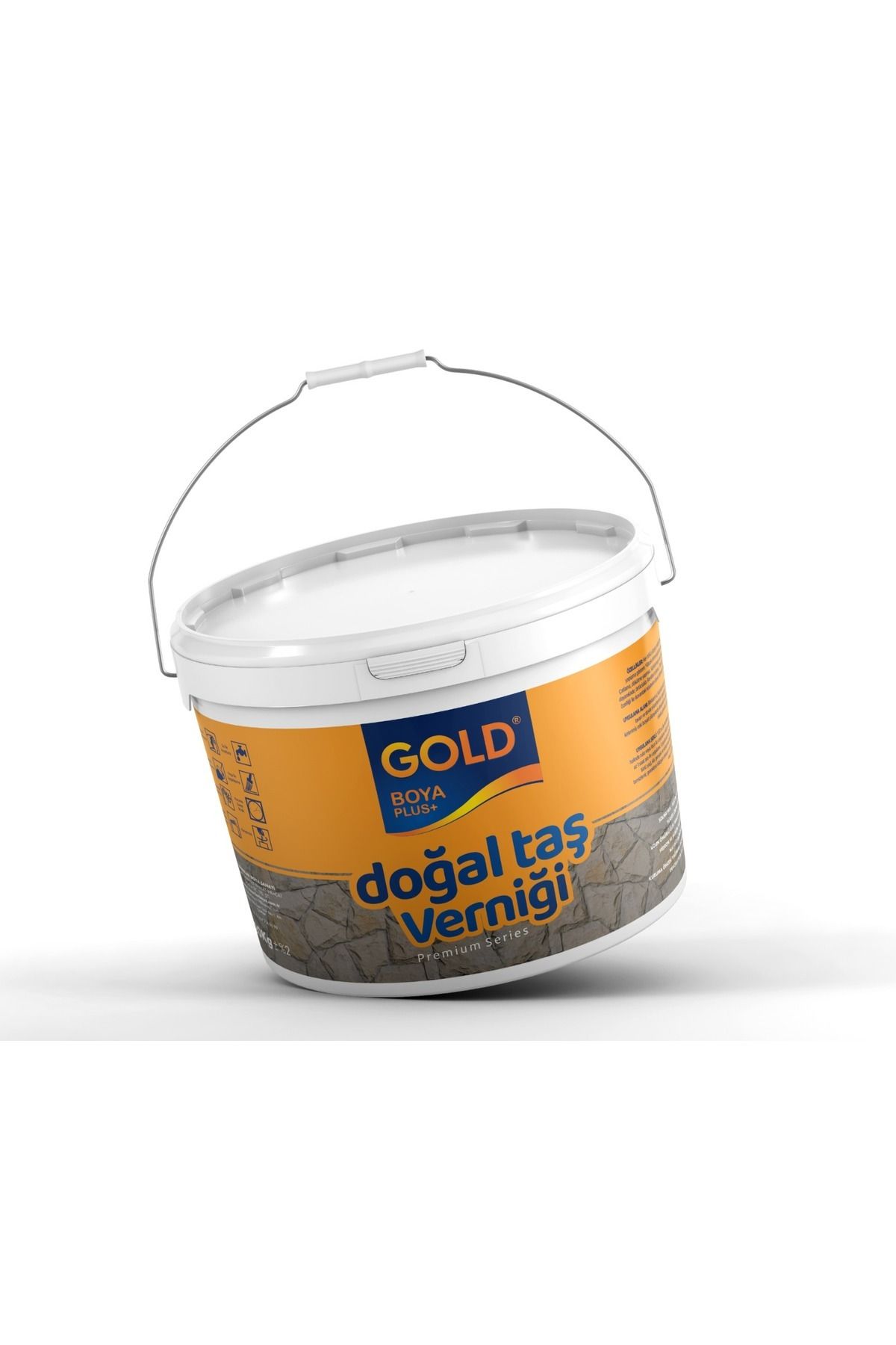gold premium Gold Su Bazlı Taş Vernik 3 Kg