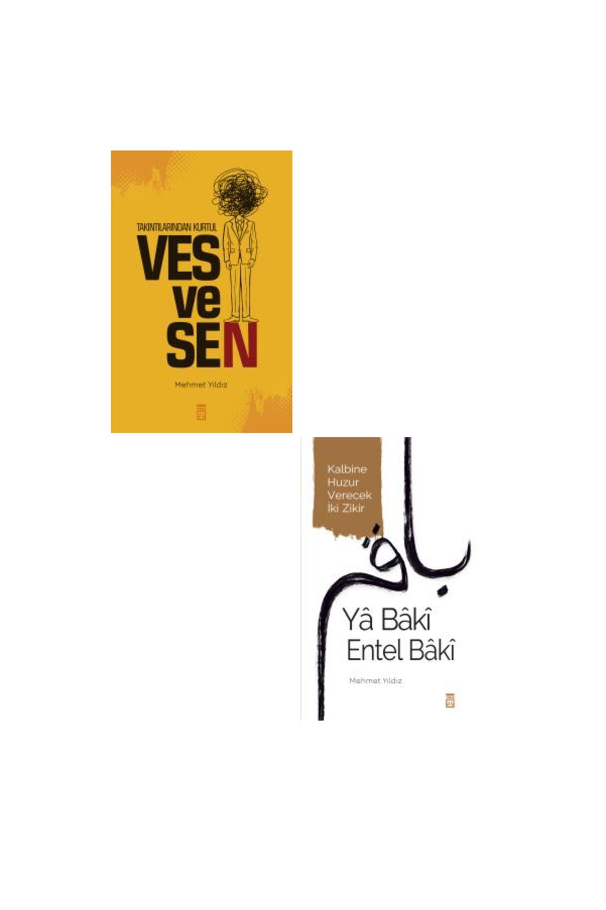 Timaş Yayınları Mehmet Yıldız 2 Kitap Set / Vesvesen + Ya Baki Entel Baki