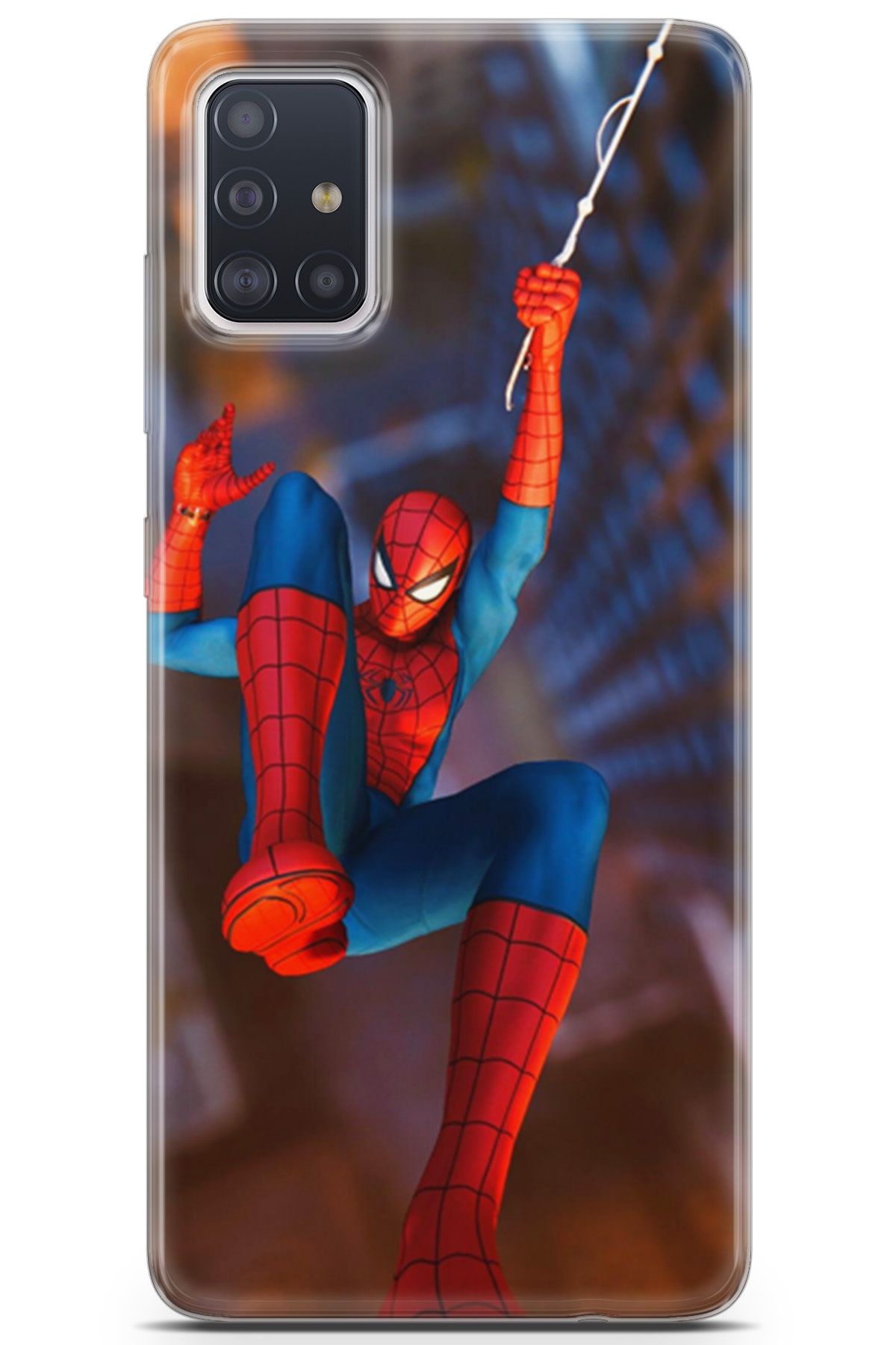 Lopard Samsung Galaxy A71 Uyumlu Kılıf Opus 20 Spiderman Renkli Kılıf Gradient