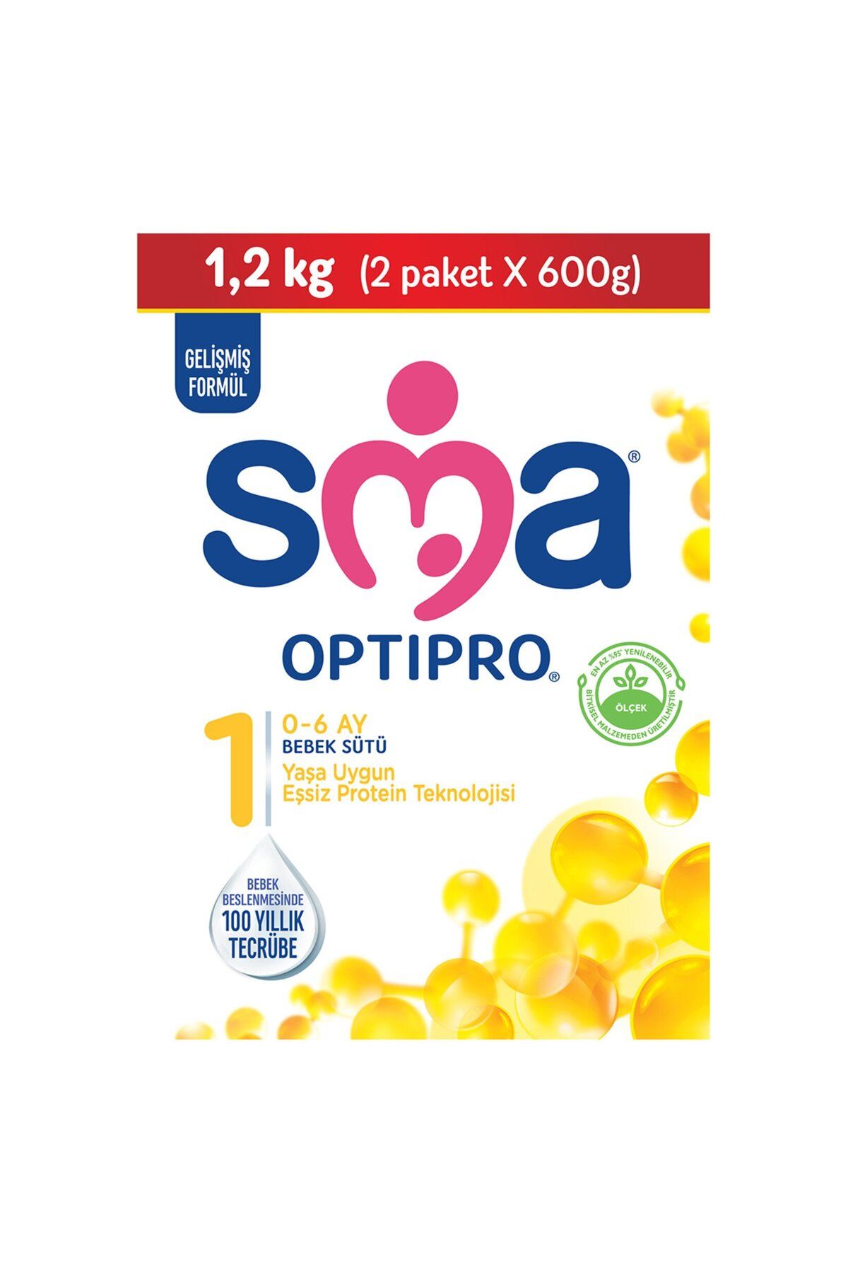 SMA ® OPTIPRO® Probiyotik Bebek Devam Sütü 1 1.2 Kg
