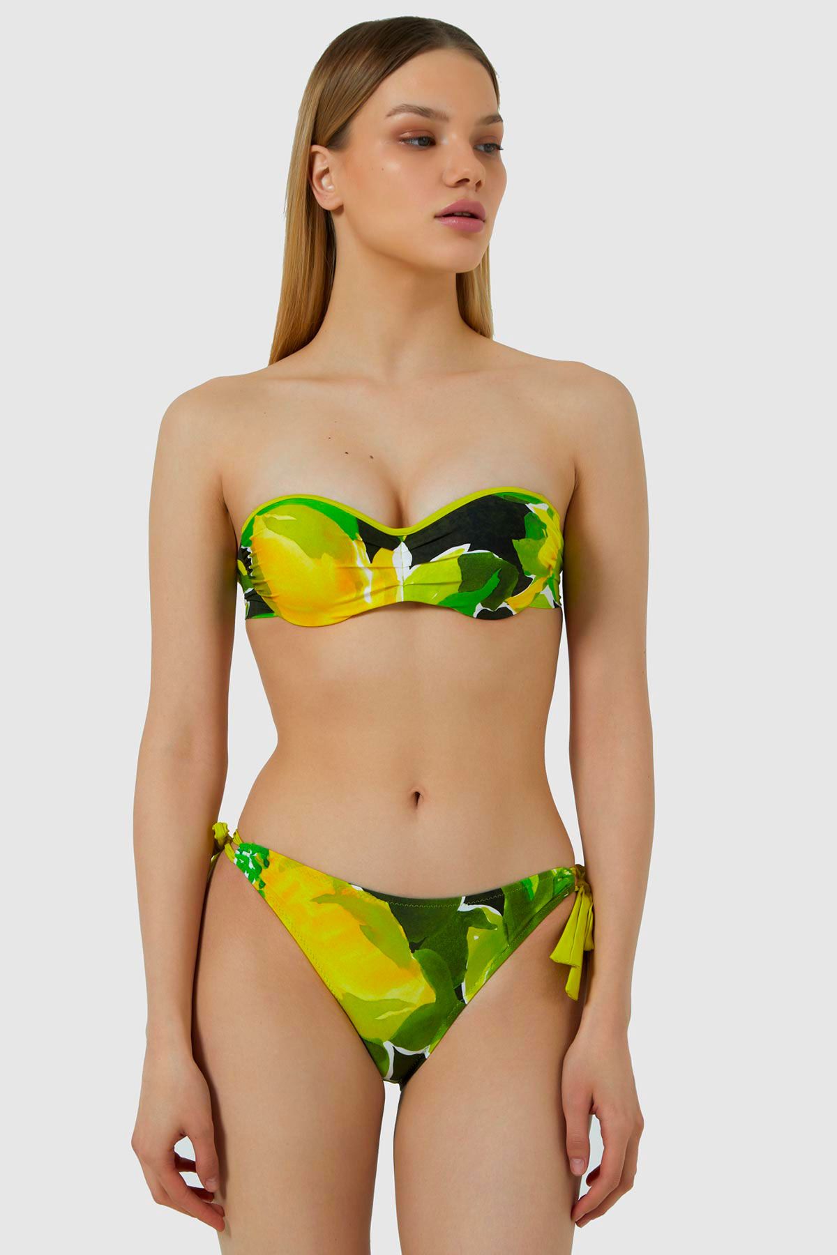 AYYILDIZ 5544 Yeşil Push-up Bikini Takımı