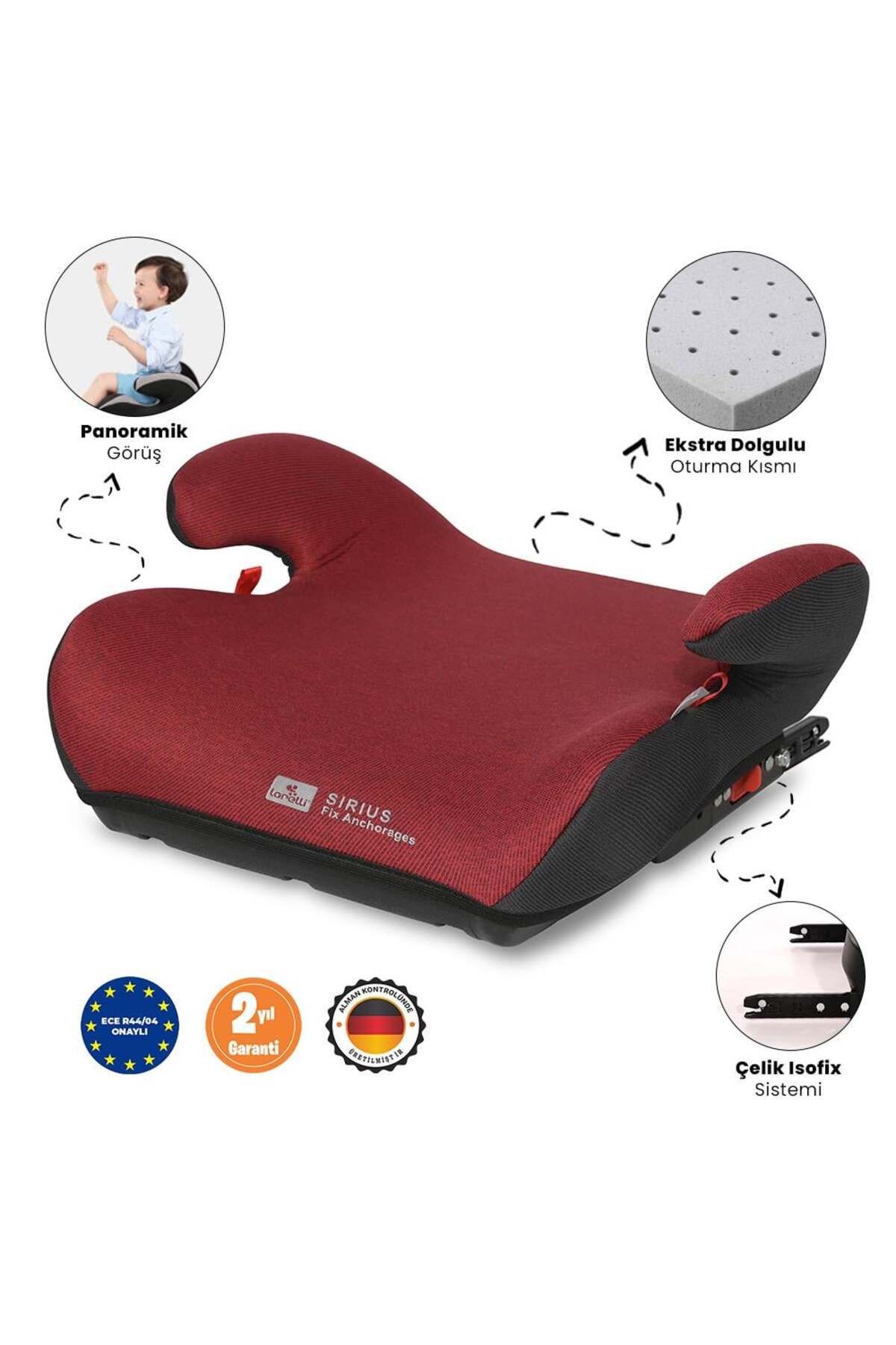 LORELLİ Sirius Fix 22-36 Kg Isofix Yükseltici - Red