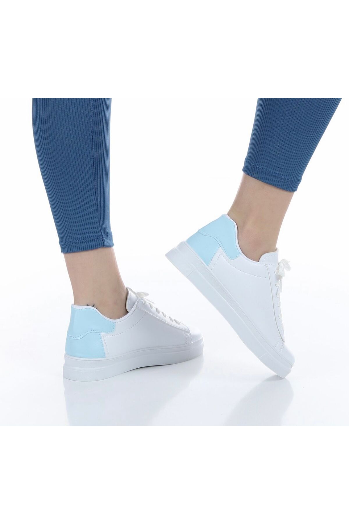 diclepolat Kadın Beyaz Spor Ayakkabı Günlük Sneaker