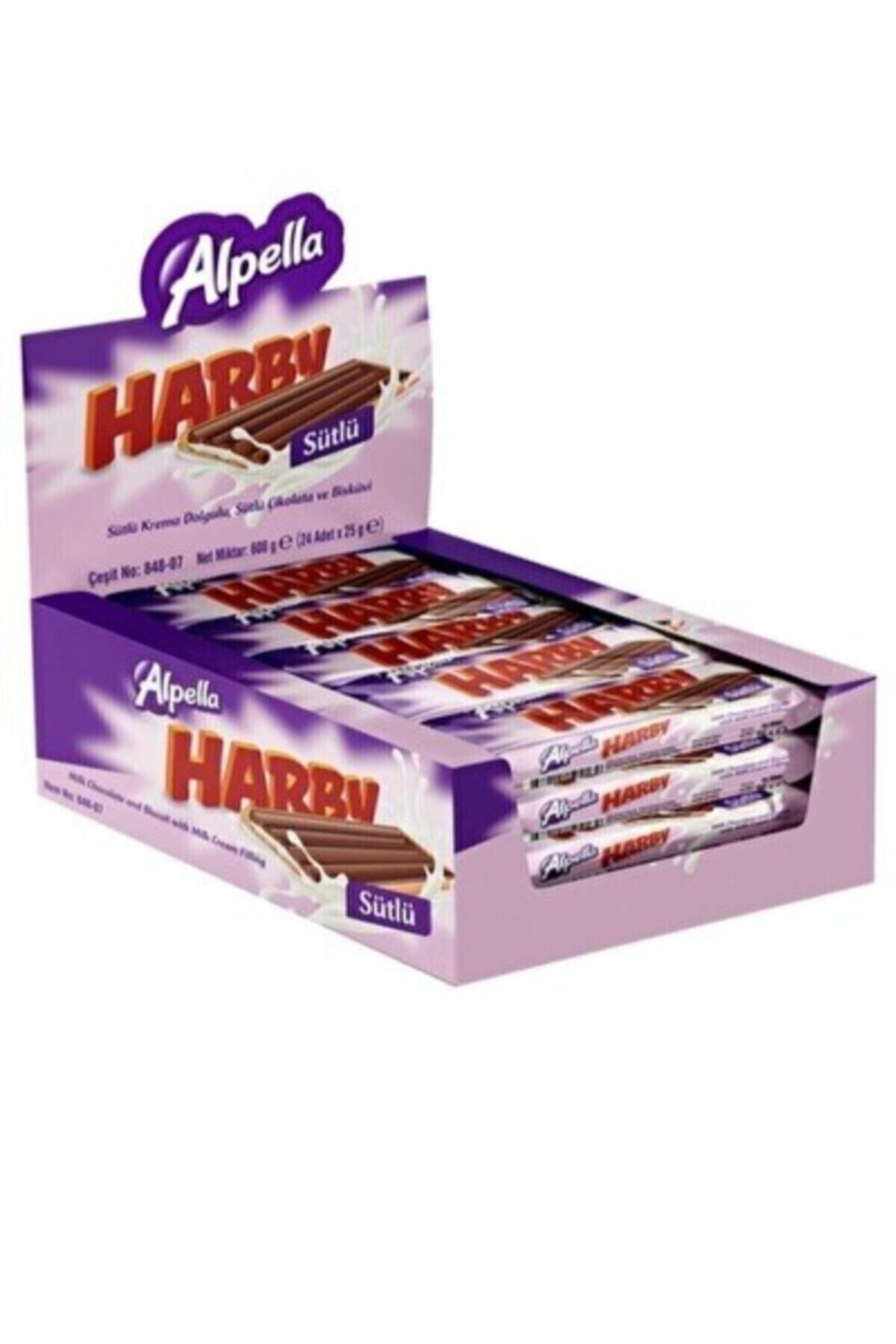 ORONTES MARKET Sütlü Alpella Harby Çikolata 25gr*24adt