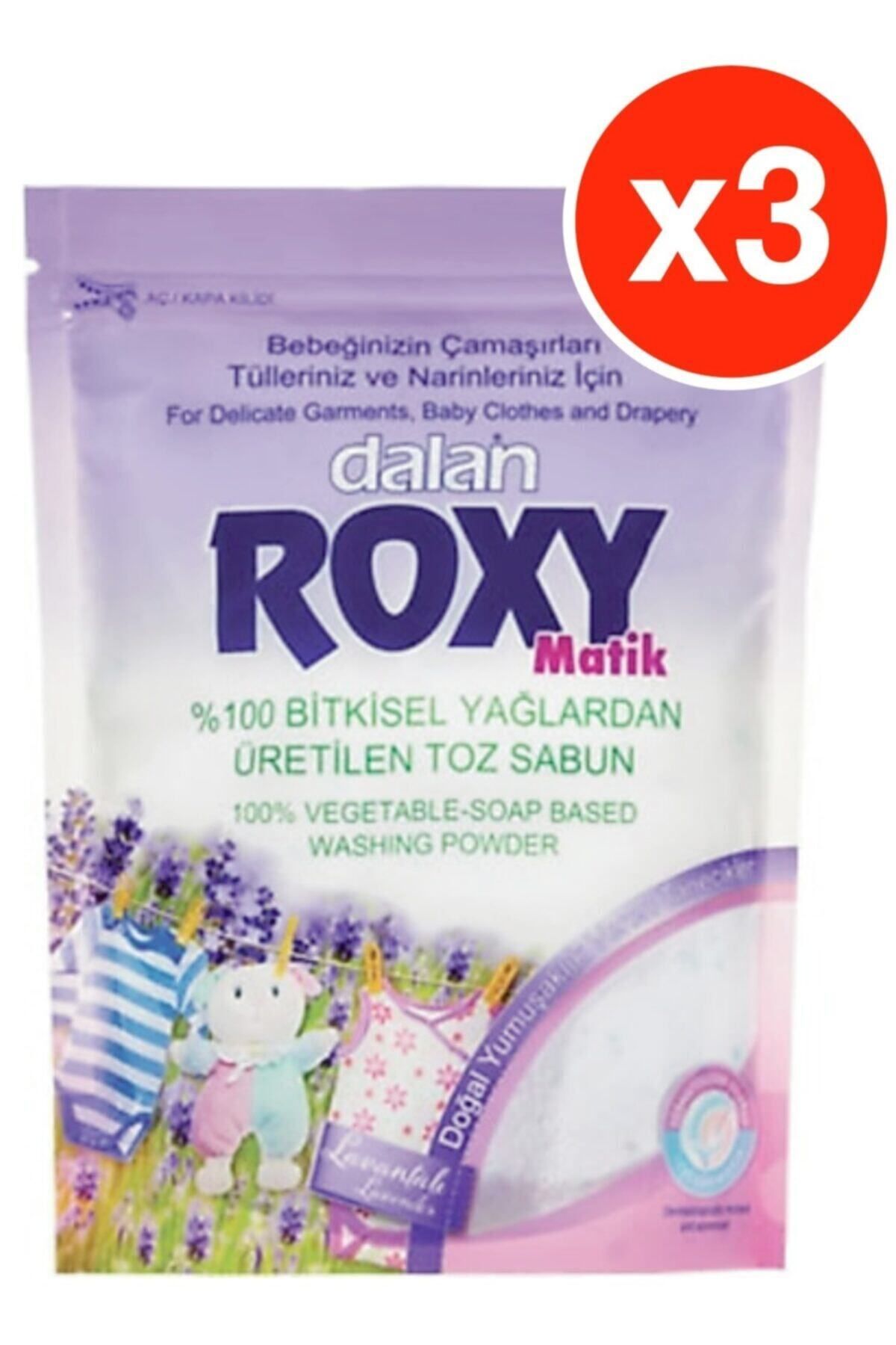 Dalan Roxy Matik Lavanta Kokulu Toz Sabun Bebek Deterjanı 800 Gr X 3 Adet