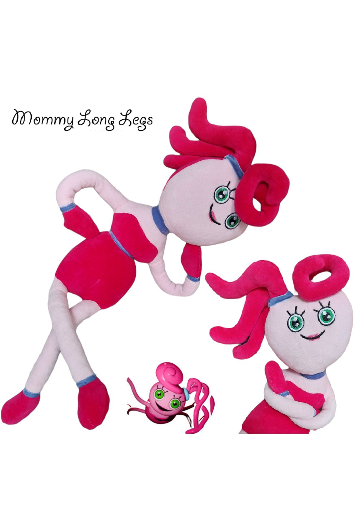 OYUNCAKSAHİLİ Mommy Long Legs Spider Bebek Anne Momi Killy Willy 57cm Peluş Oyuncak Poppy Playtime