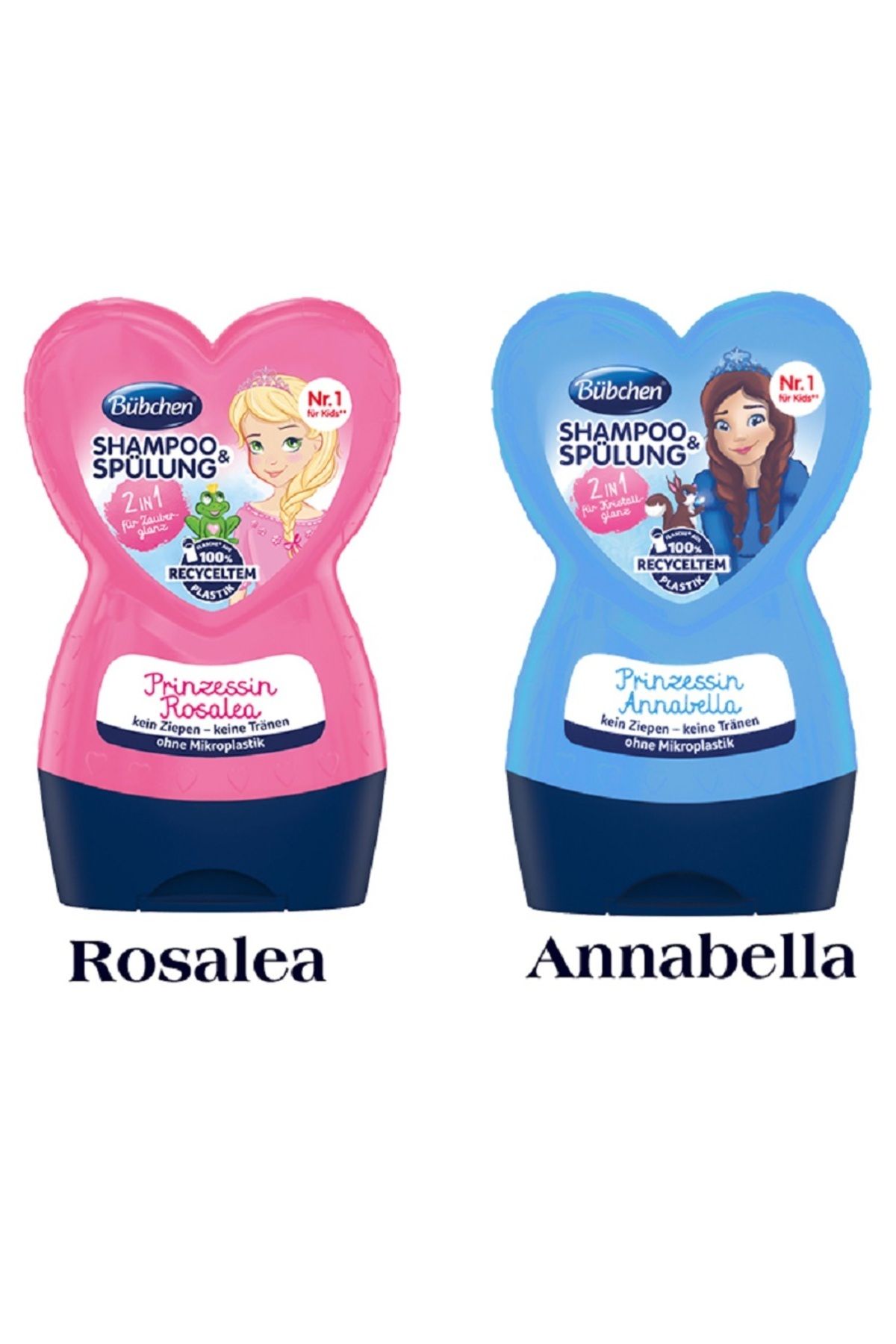 Bübchen Şampuan ve Balsam (Prenses Roselea + Prenses Annabella) 230ml 2 li