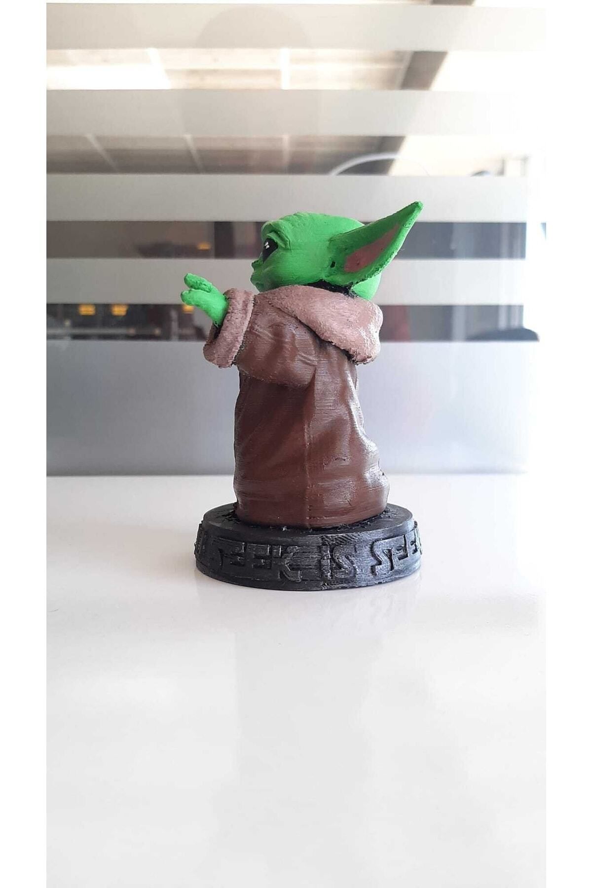 Lion 3D Teknoloji Baby Yoda - Star Wars 7 Biblo Dekor Figür