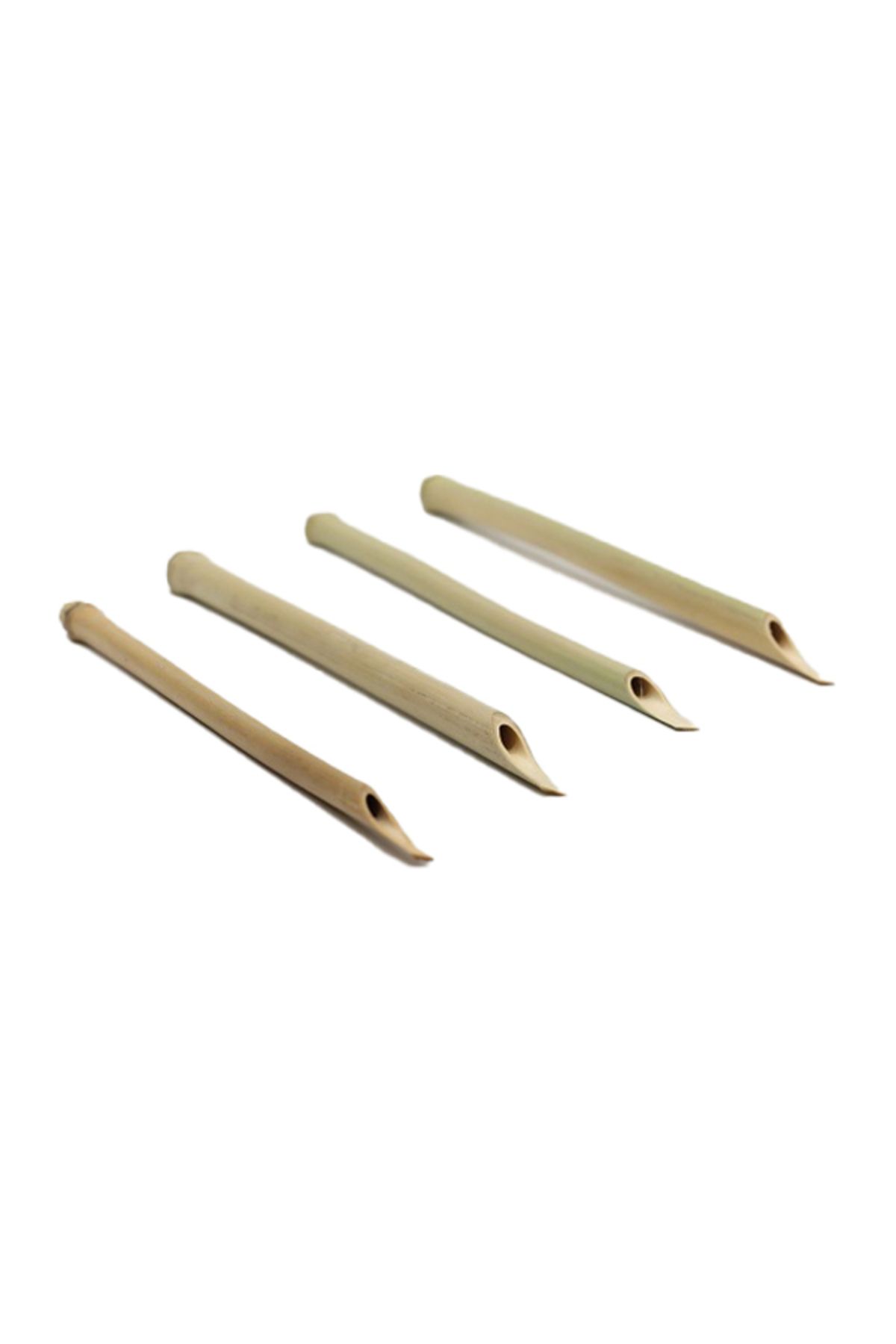 ÜSKÜDAR SANAT Bambu Kamış Kalem 4 Adet Hat Sanatı Kalemi Kamış Kalem Bambu Kalem