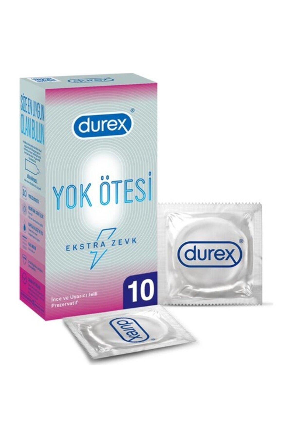 Durex Yok Ötesi Ekstra Ince Ekstra Zevk Prezervatif 10'lu