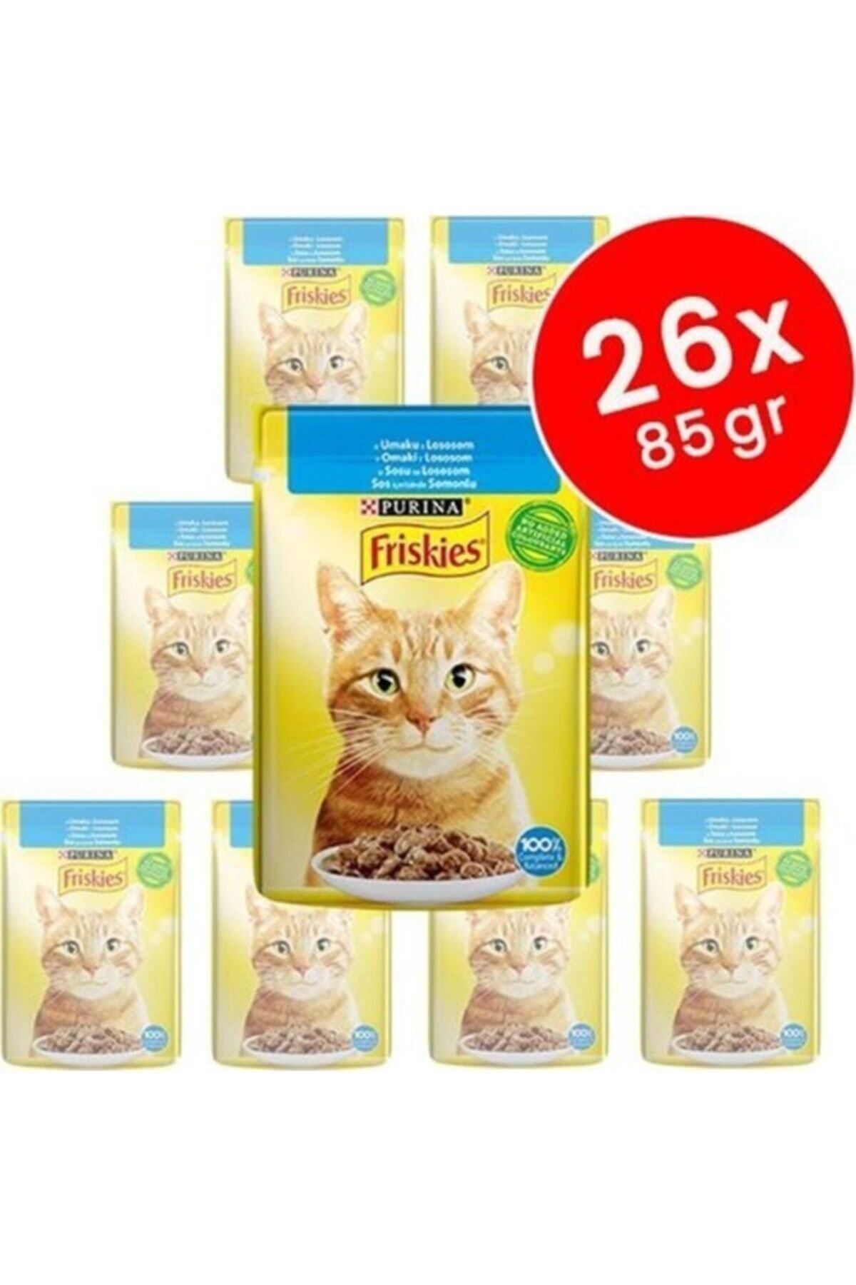 Friskies Somonlu Yetişkin Kedi Konservesi 26x85 Gr Friskies