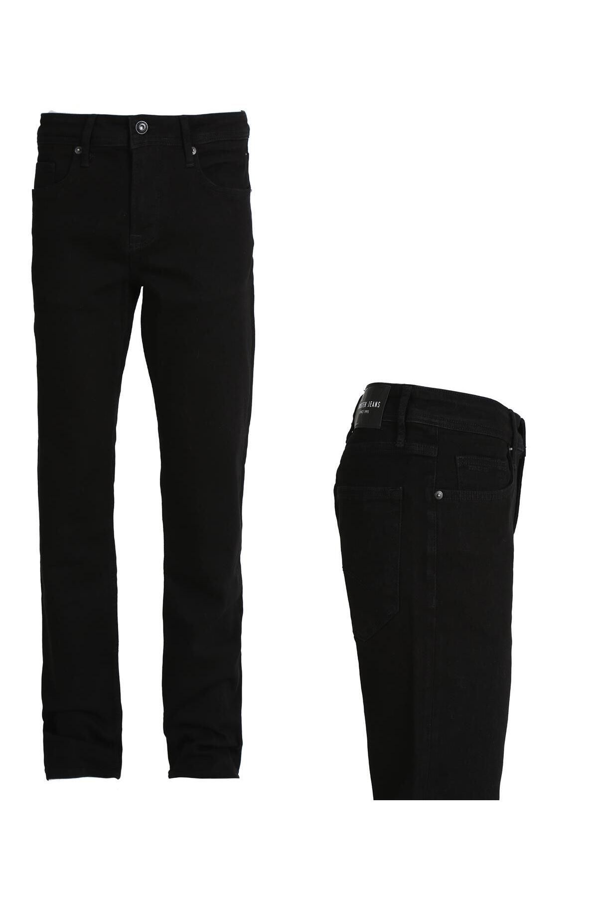 Twister Jeans Erkek Pantolon Martin 673-01 Black Black