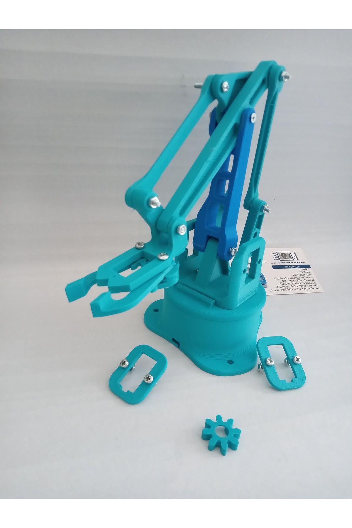 HLSNC Robot Kol Projesi Mekanik Kurulu Arduino Plc CNC