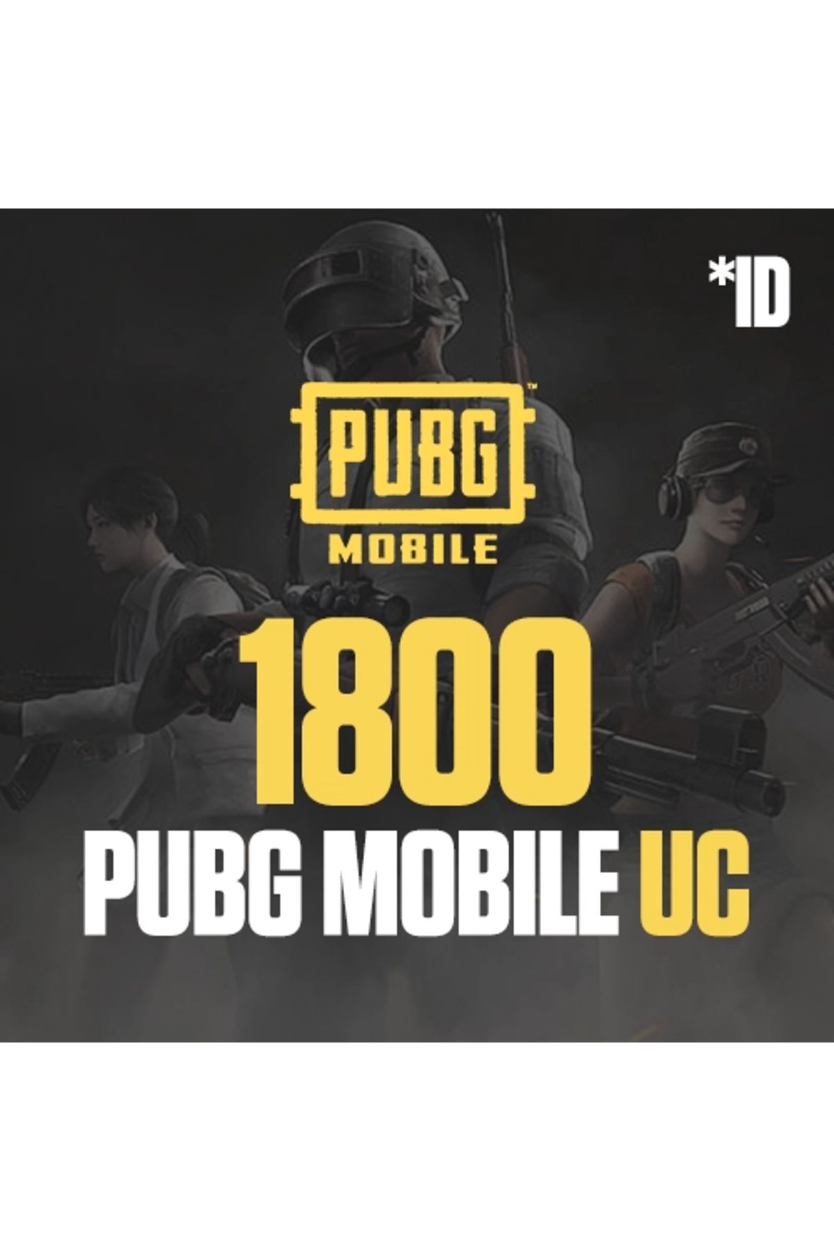 PUBG Mobile 1800 UC ID (Türkiye sunucular içindir.)