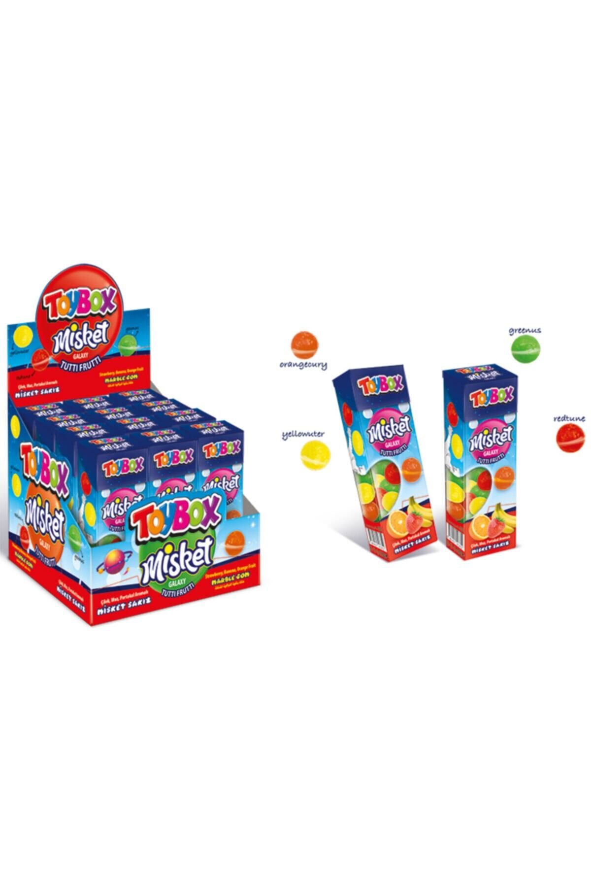 Toybox Misket Galaxy Tutti Frutti Şekerli Sakız
