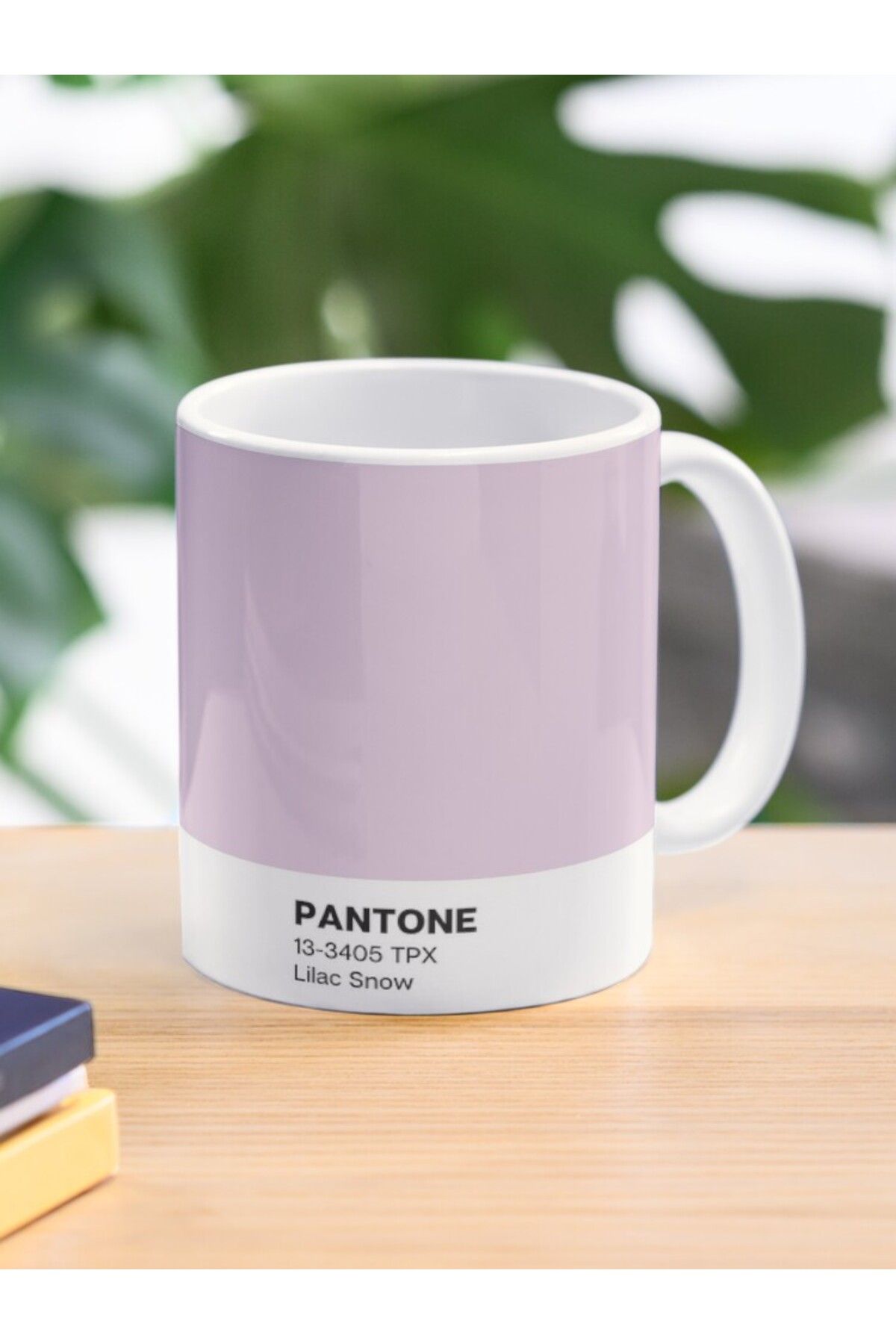 w house Baskılı Kupa Bardak 002692 - Pantone Lilac Snow Coffee Mug