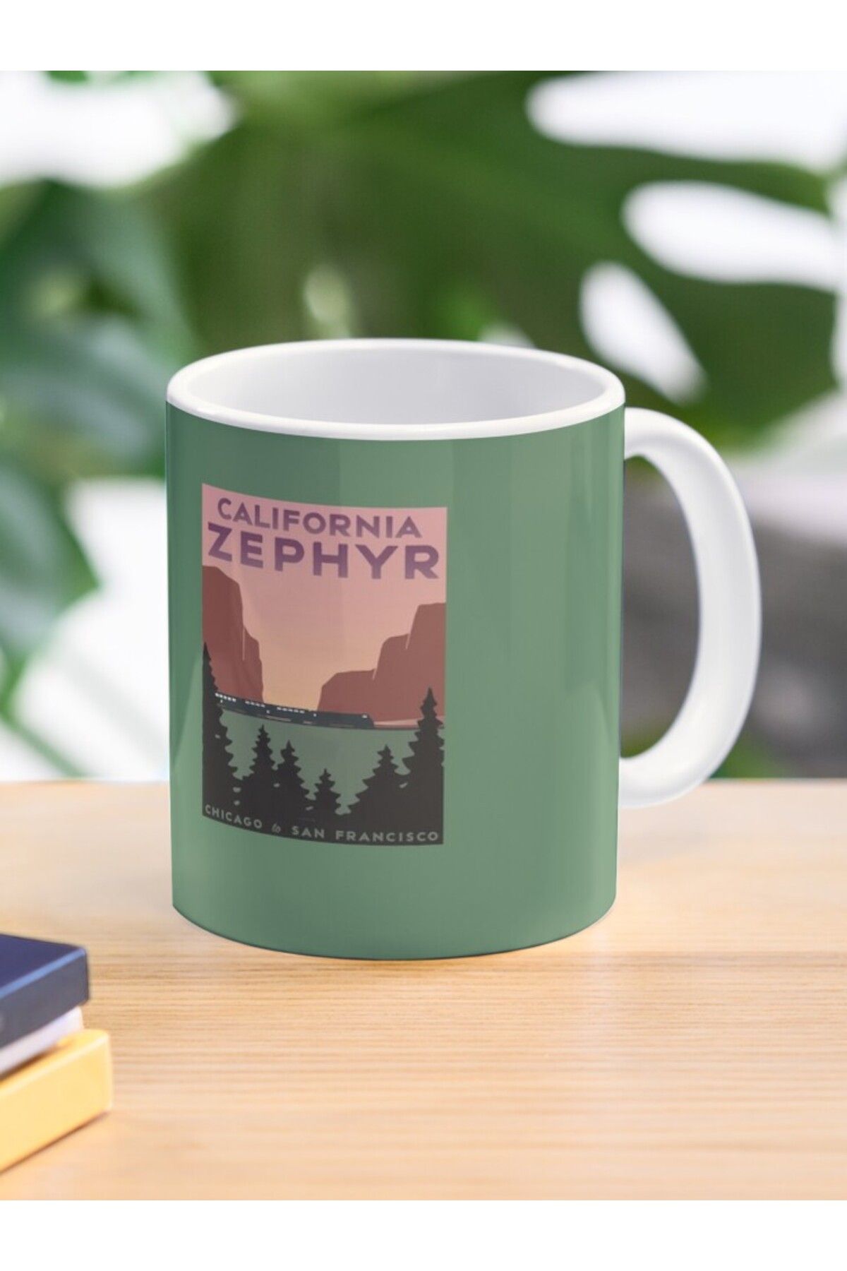 w house Baskılı Kupa Bardak 002841 - California Zephyr Coffee Mug