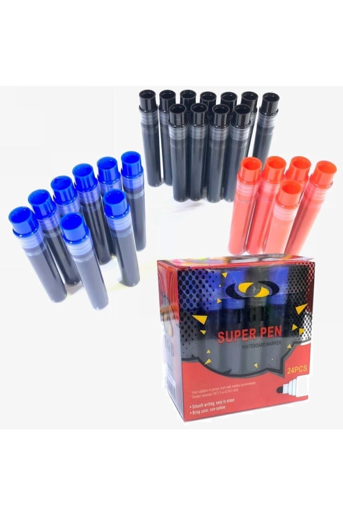 TGB Tahta Kalemi Kartuşu Karışık Renk 24 Lü (11s+8m+5k)