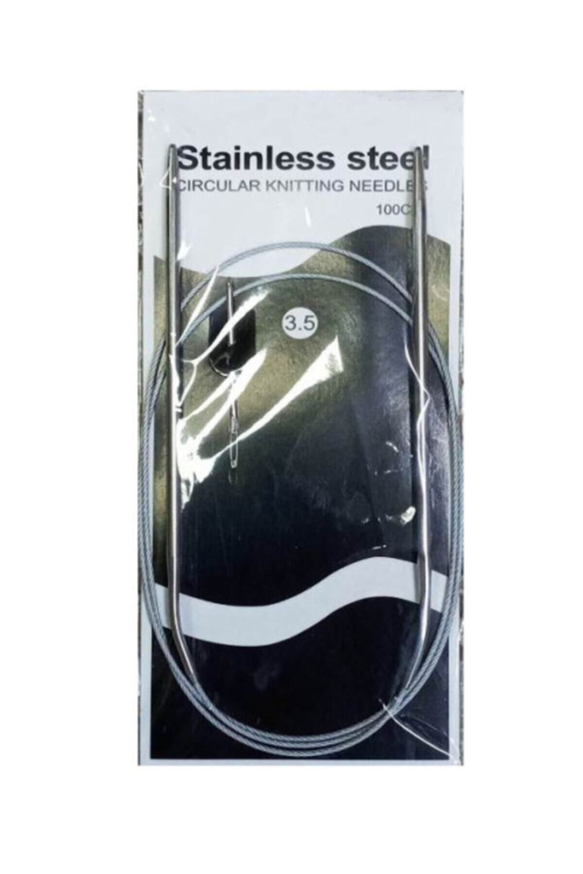 Staınless Paslanmaz Çelik Misinalı Şiş No: 3,5 - 100cm