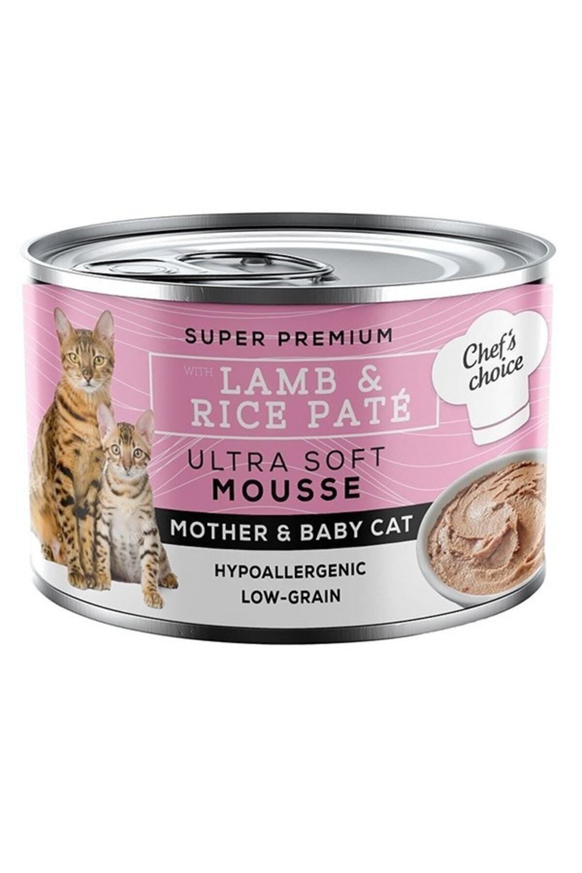 Chefs Choice Mother & Baby Cat Soft Mousse Anne Ve Yavru Kedi Konservesi 200 gr