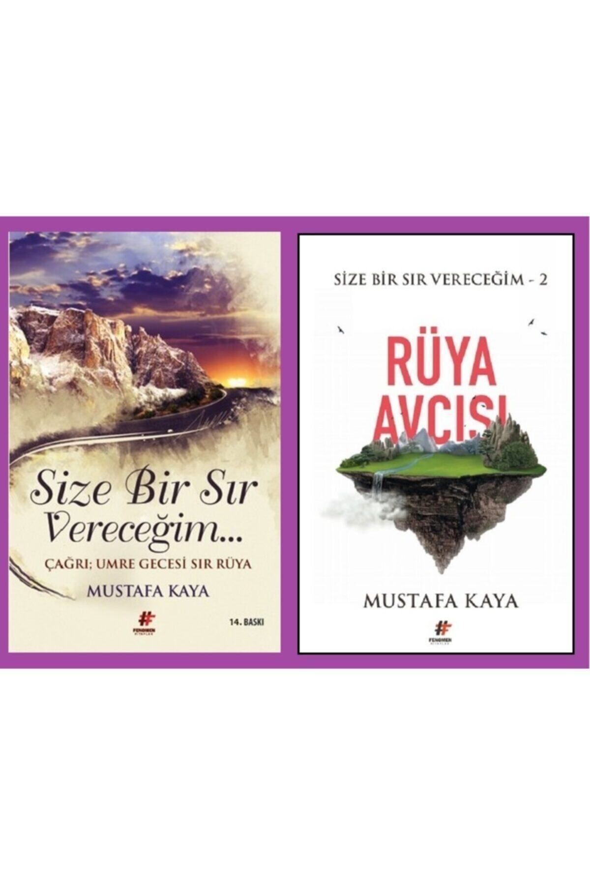 Fenomen Yayıncılık Size Bir Sır Vereceğim Seti 2li Kitap Mustafa Kaya 1 Size Bir Sır Vereceğim 2- Rüya Avcısı