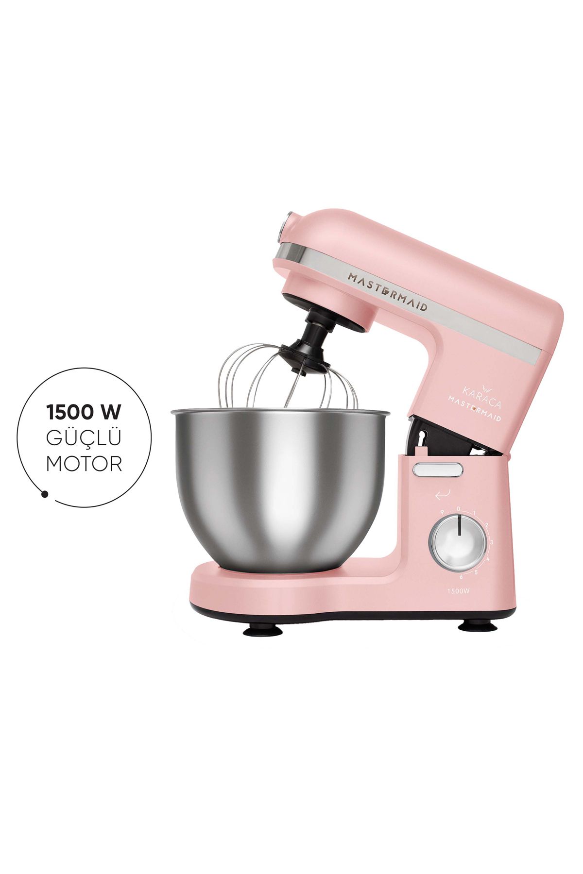 Karaca Mastermaid Chef Stand Mikser Pearly Pink 1500W 5 Lt