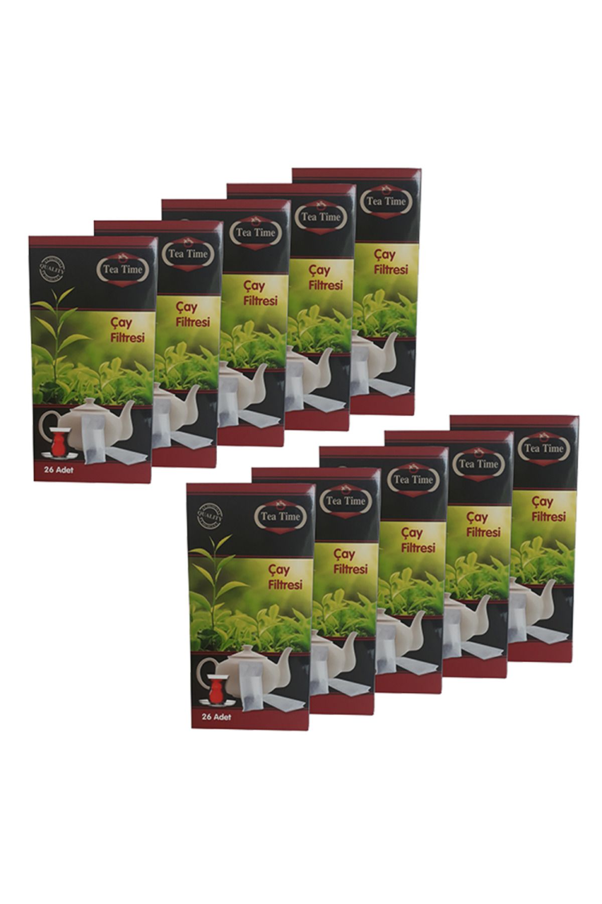 TEA TIME Çay Demleme Poşeti (ÇAY FİLTRESİ) *10 Paket* (260 POŞET)
